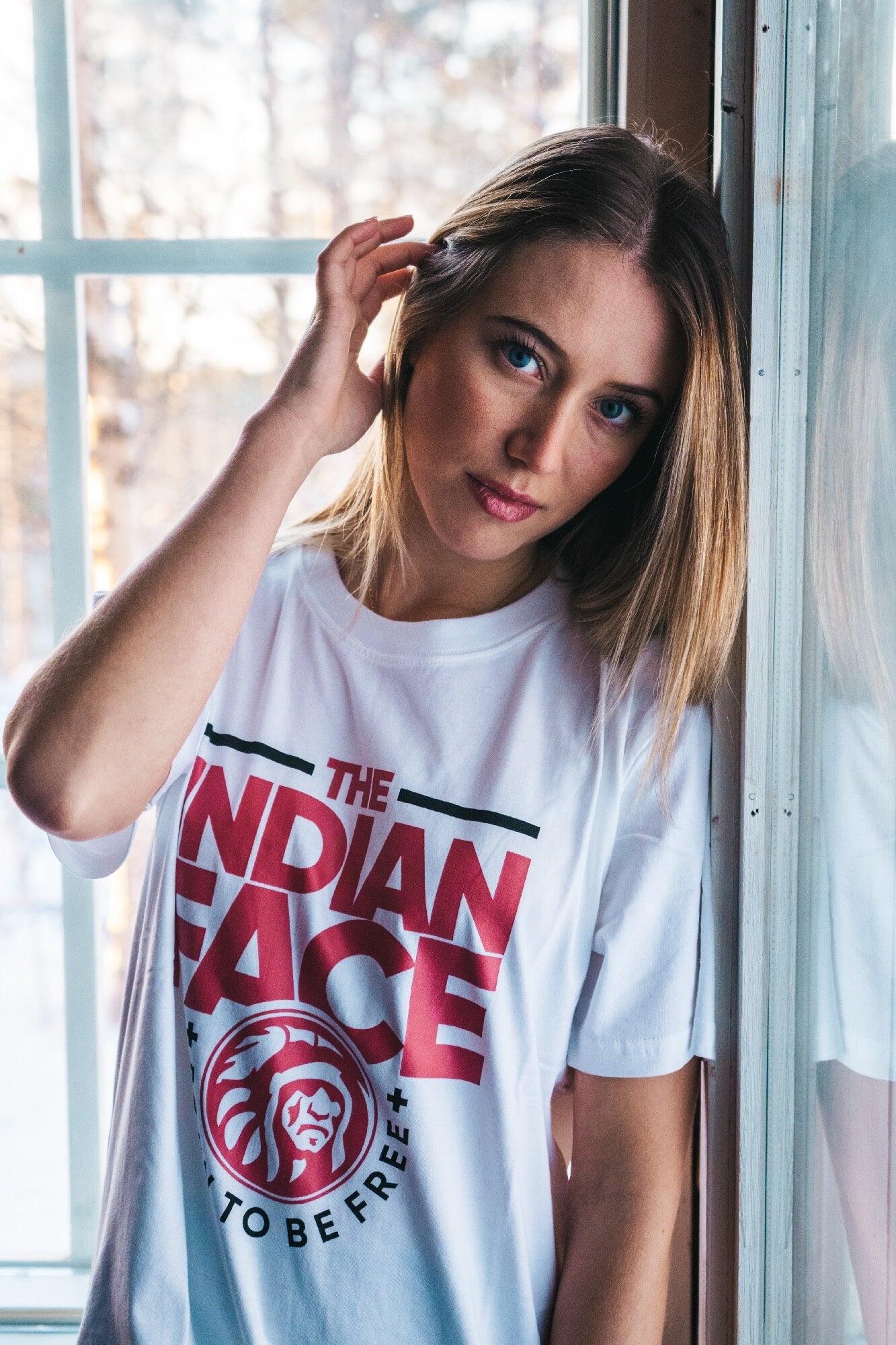 Camiseta de Fitness The Indian Face Unisex Adventure Blanco 3/5