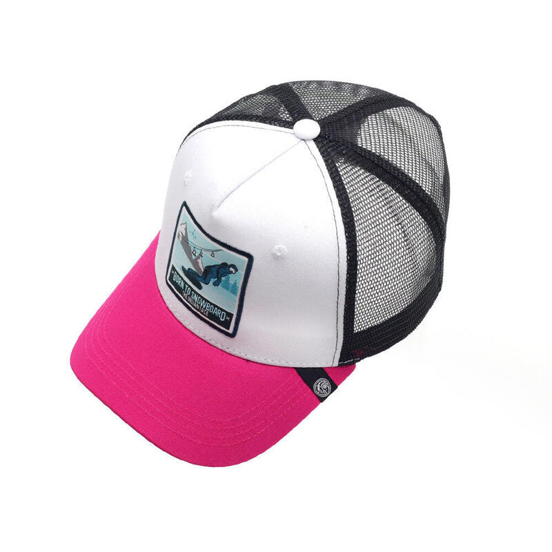 Gorra Trucker Born to Snowboard Blanca The Indian Face para hombre y