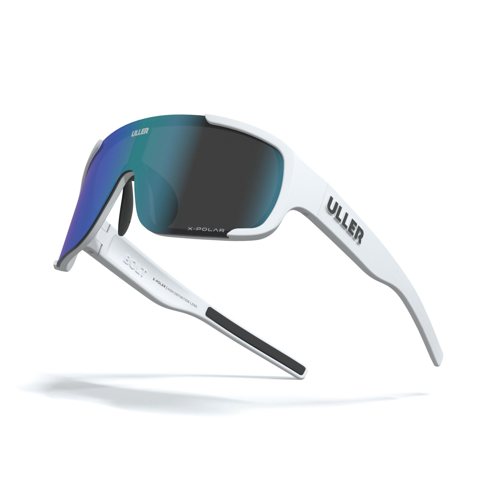 Gafas deportivas Uller con lentes intercambiables UV400 – Unisex – White / Blue 5/5