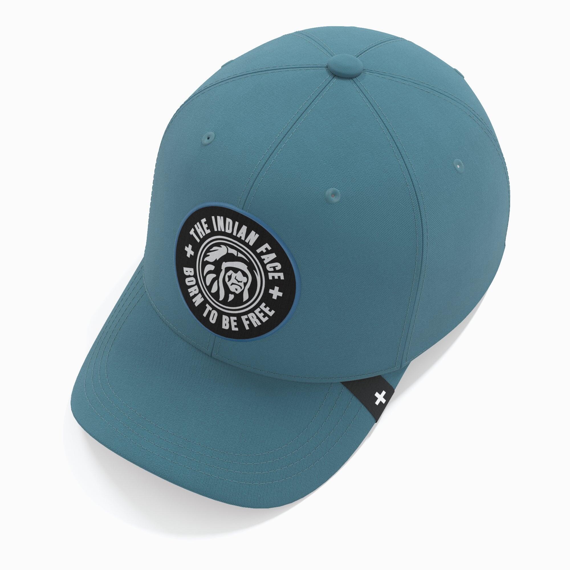 Gorra Action The Indian Face algodón ajustable visera curva azul 3/7