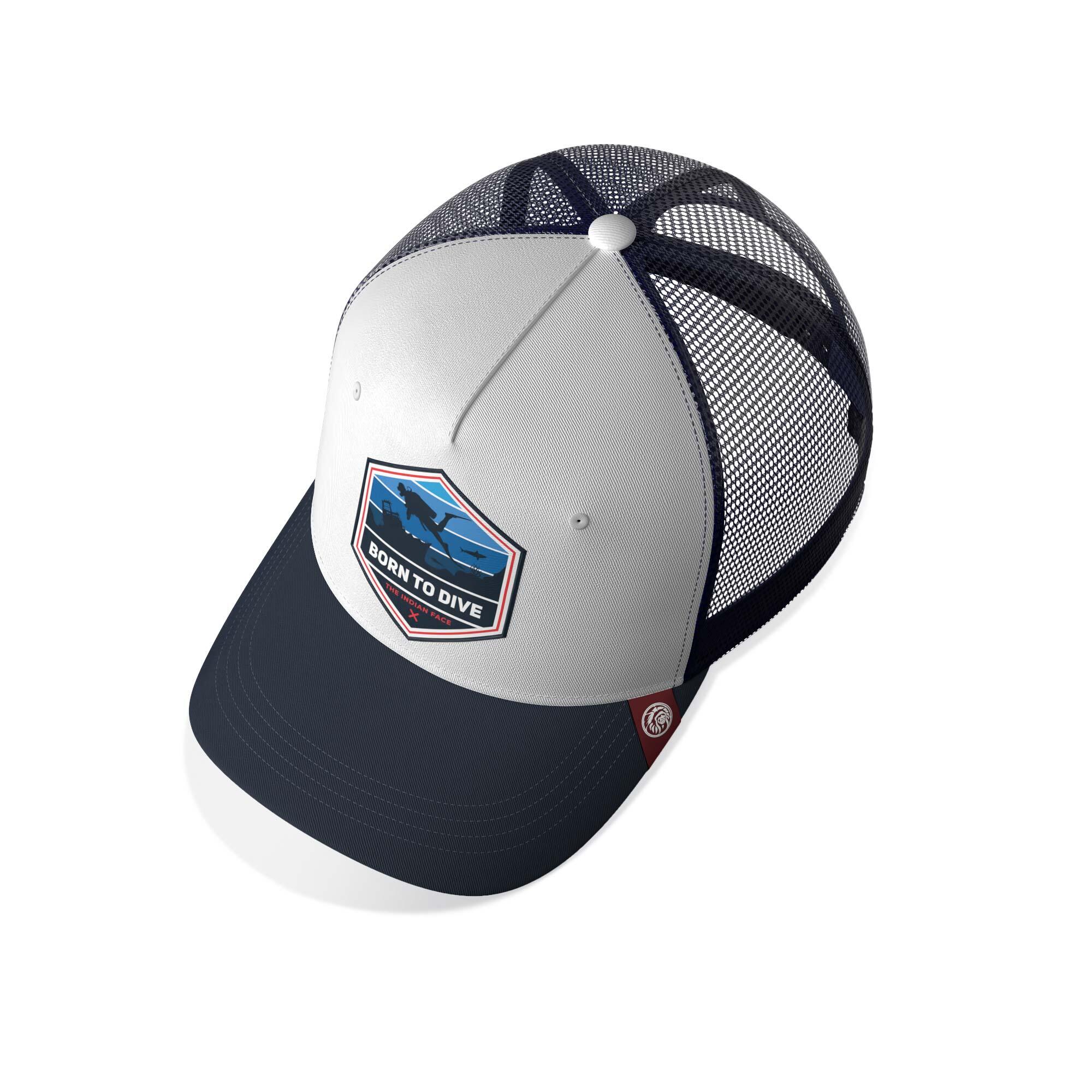 Unisex Outdoor Gorra Trucker Transpirable Ajustable Born to Dive 3/5