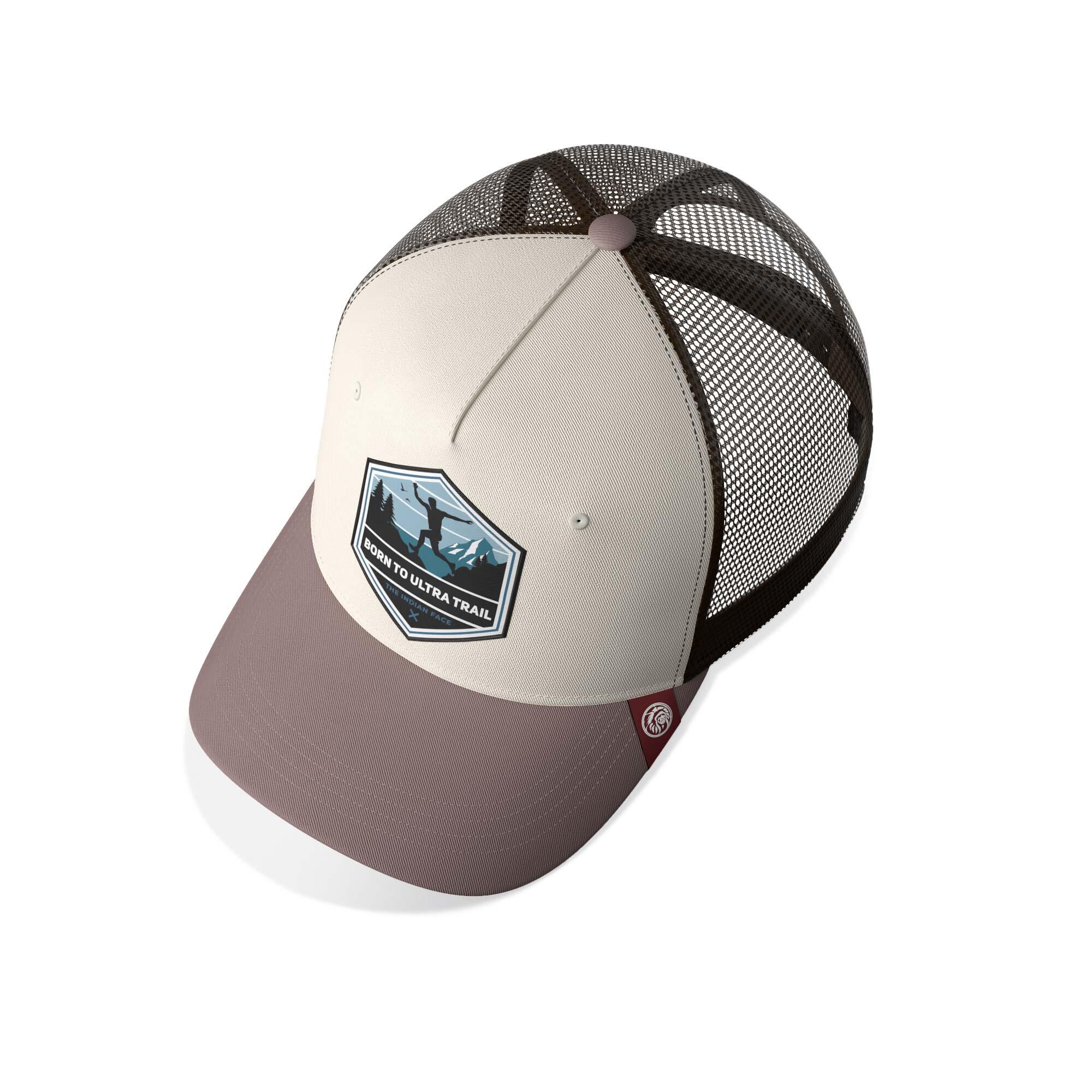 Unisex Outdoor Gorra Trucker Transpirable Ajustable Born to Ultratrail Blue 3/5