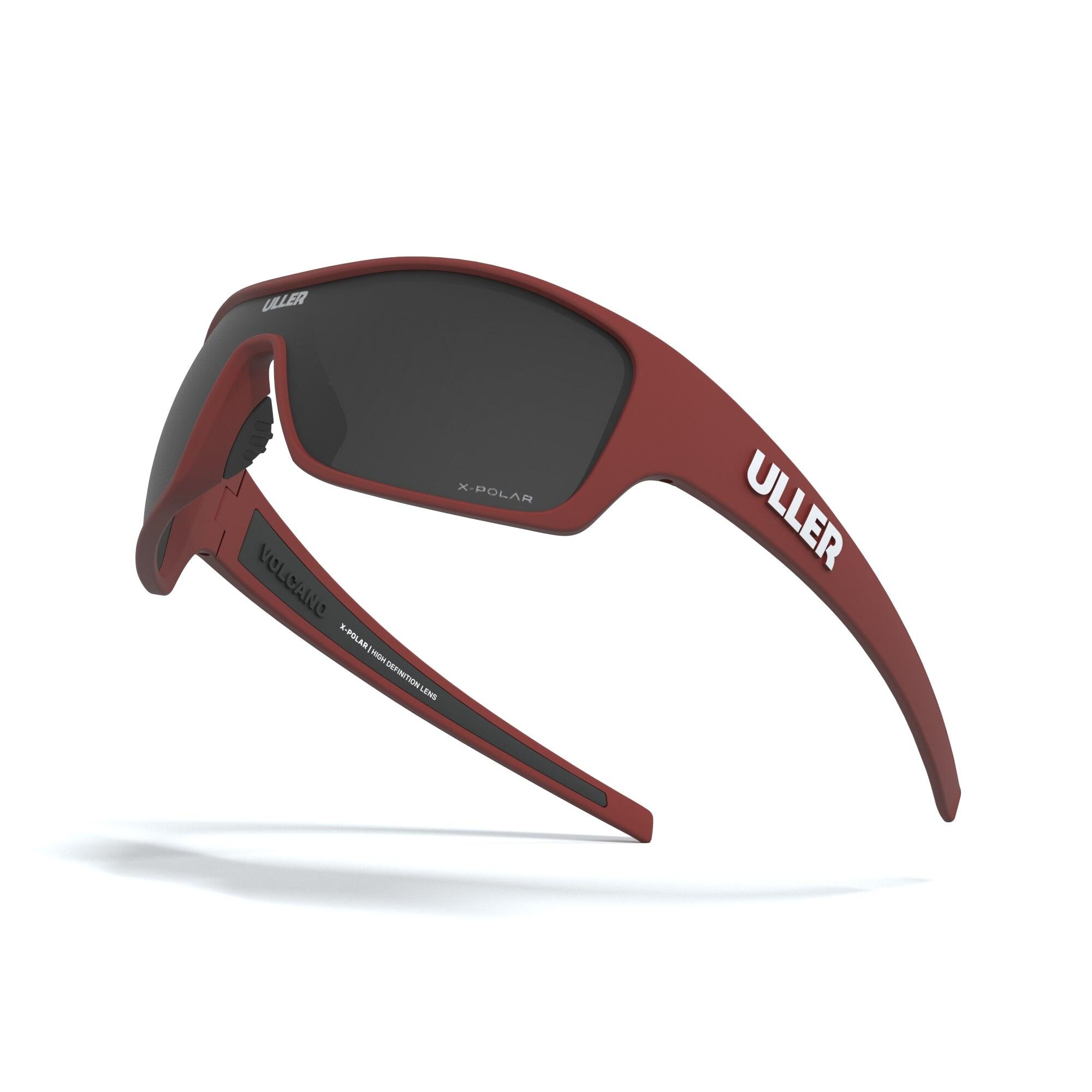 Unisex running ciclismo gafas deportivas UV400 Vulcano Uller Rojo / Negro 5/5