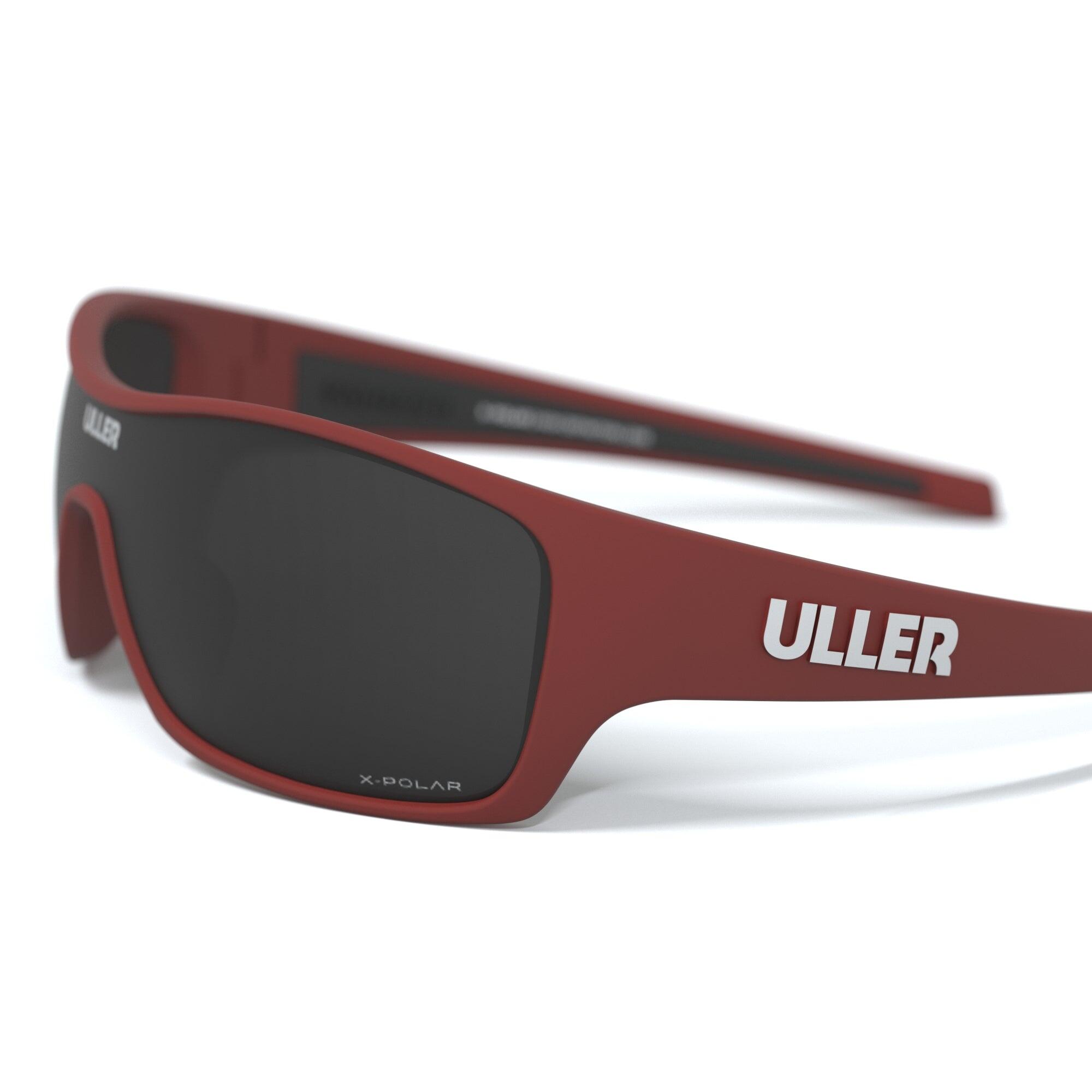 Unisex running ciclismo gafas deportivas UV400 Vulcano Uller Rojo / Negro 3/5