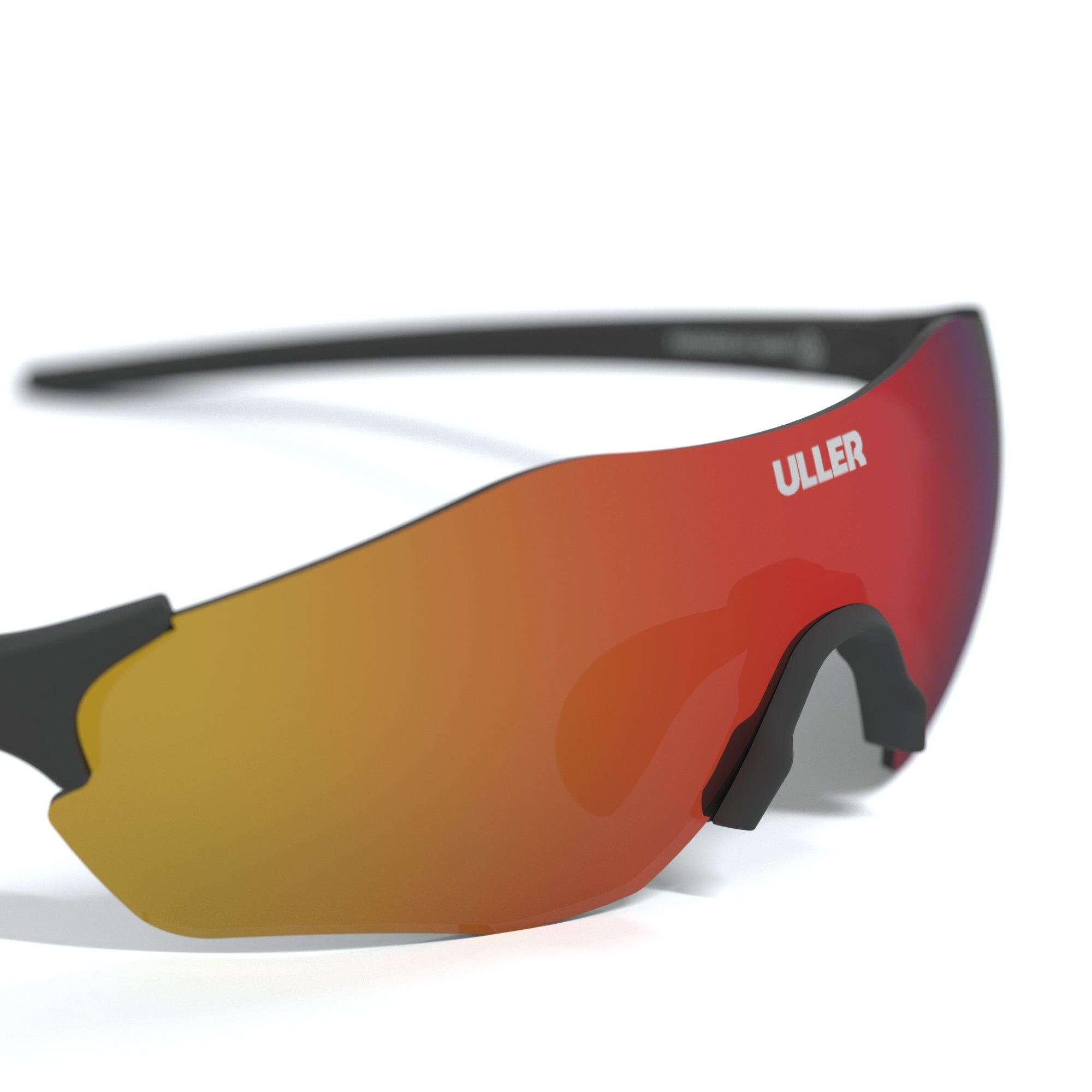 Gafas deportivas Impulse Uller® UV400 lentes intercambiables –  Negro / Rojo 3/5