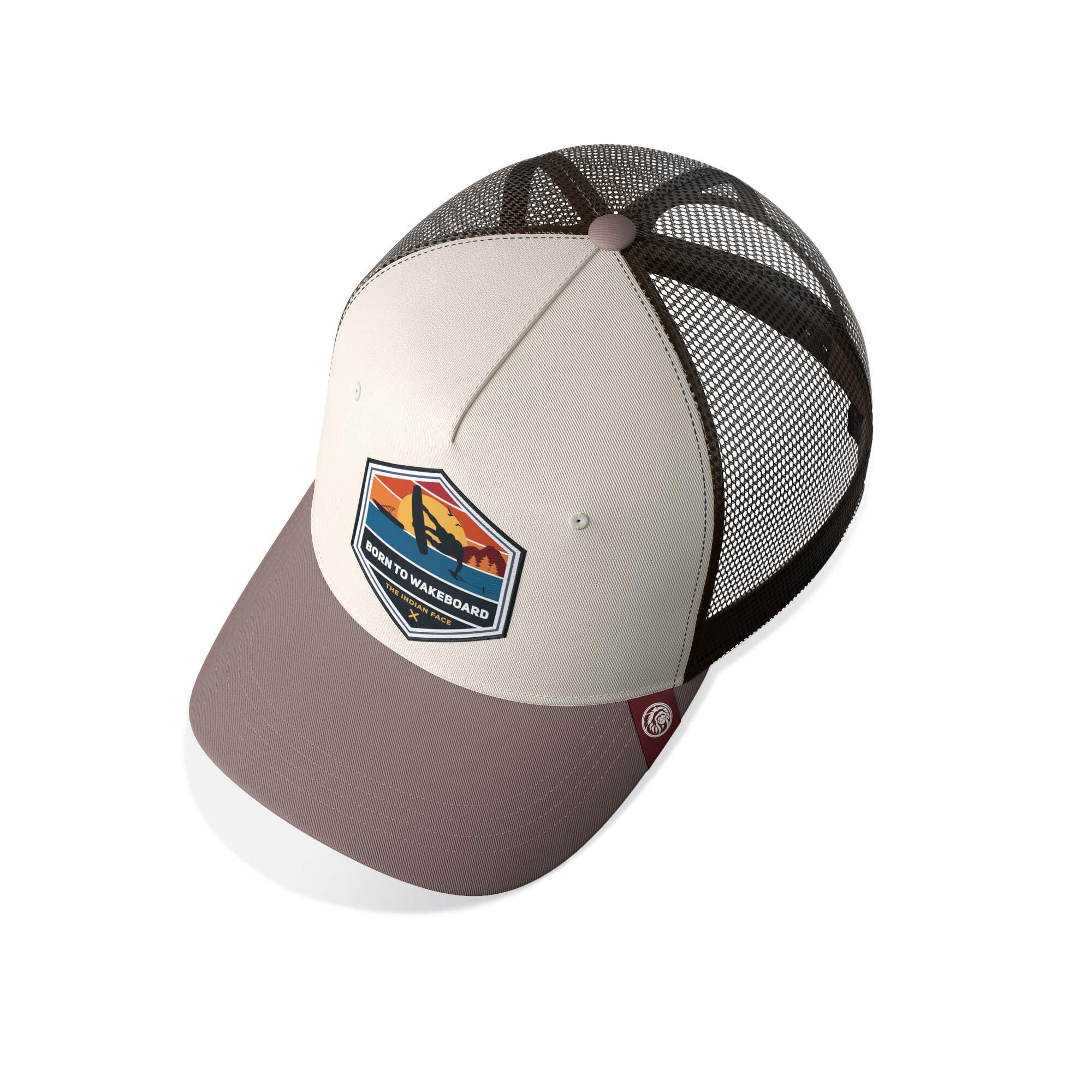 Unisex Outdoor Gorra Trucker Transpirable Ajustable Born to Wakeboard 3/5