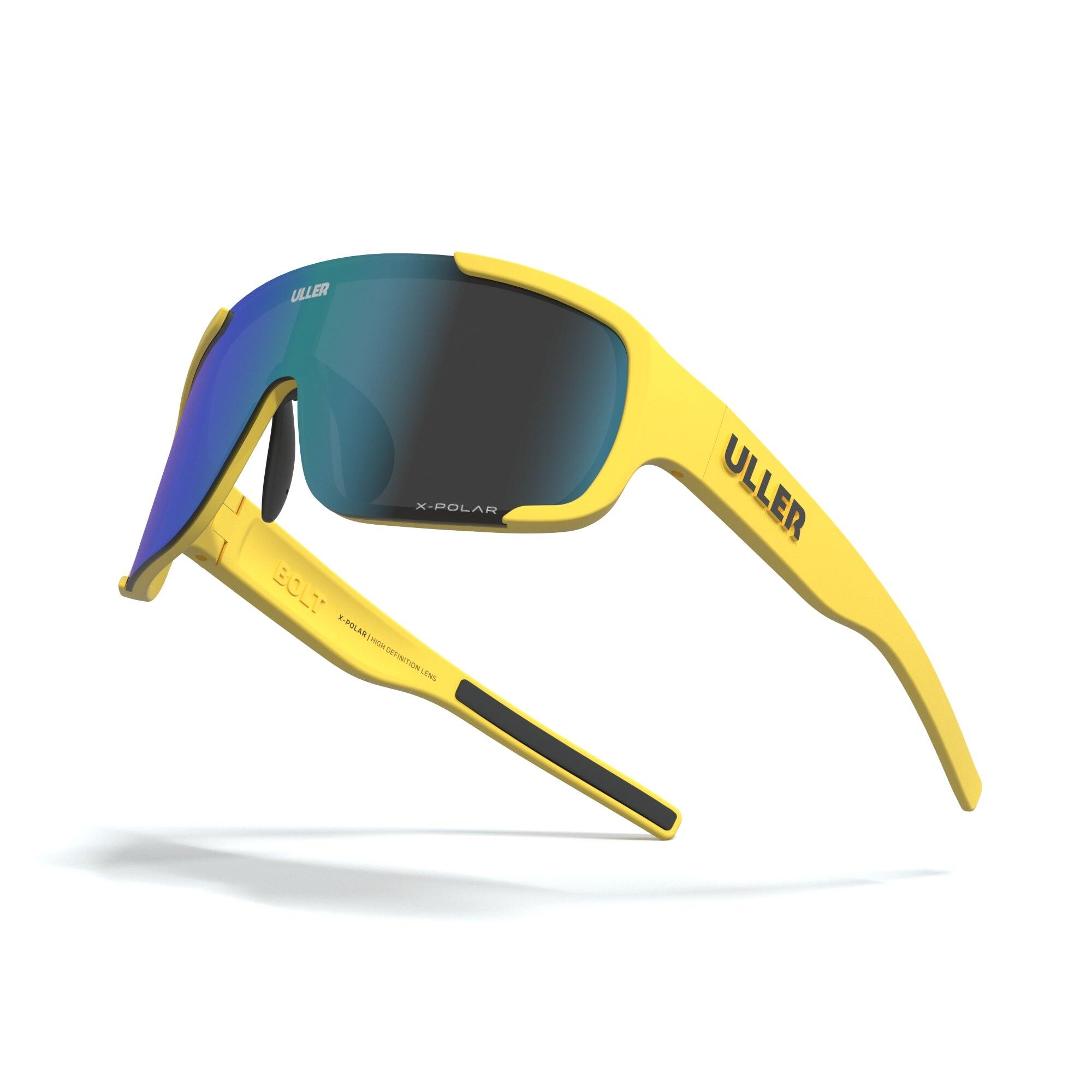 Gafas deportivas Uller con lentes intercambiables UV400 – Unisex – Yellow /Blue 3/5
