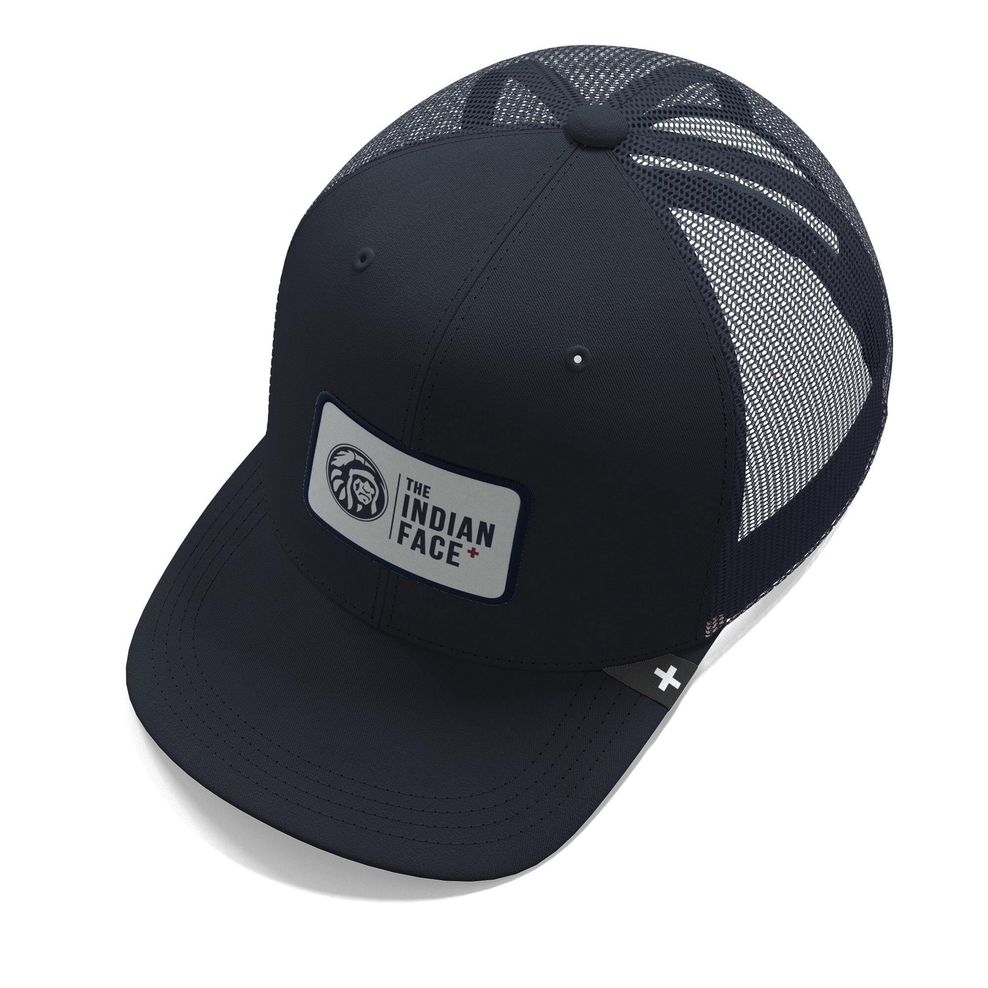 Unisex Outdoor Gorra Curva Ajustable Algodón Latitude Azul Marino 3/5