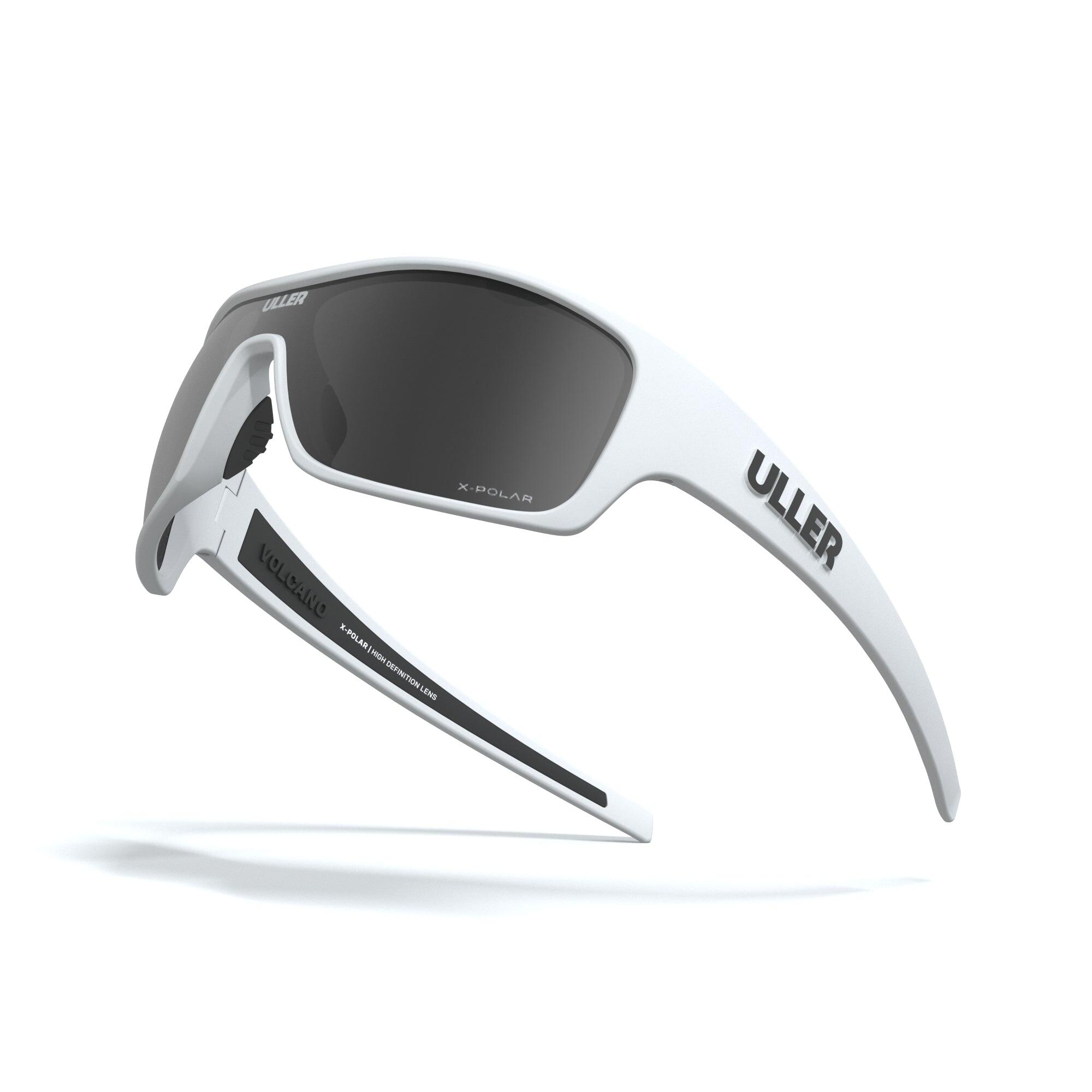 Unisex running ciclismo gafas deportivas UV400 Vulcano Uller Blanco / Gris 5/5