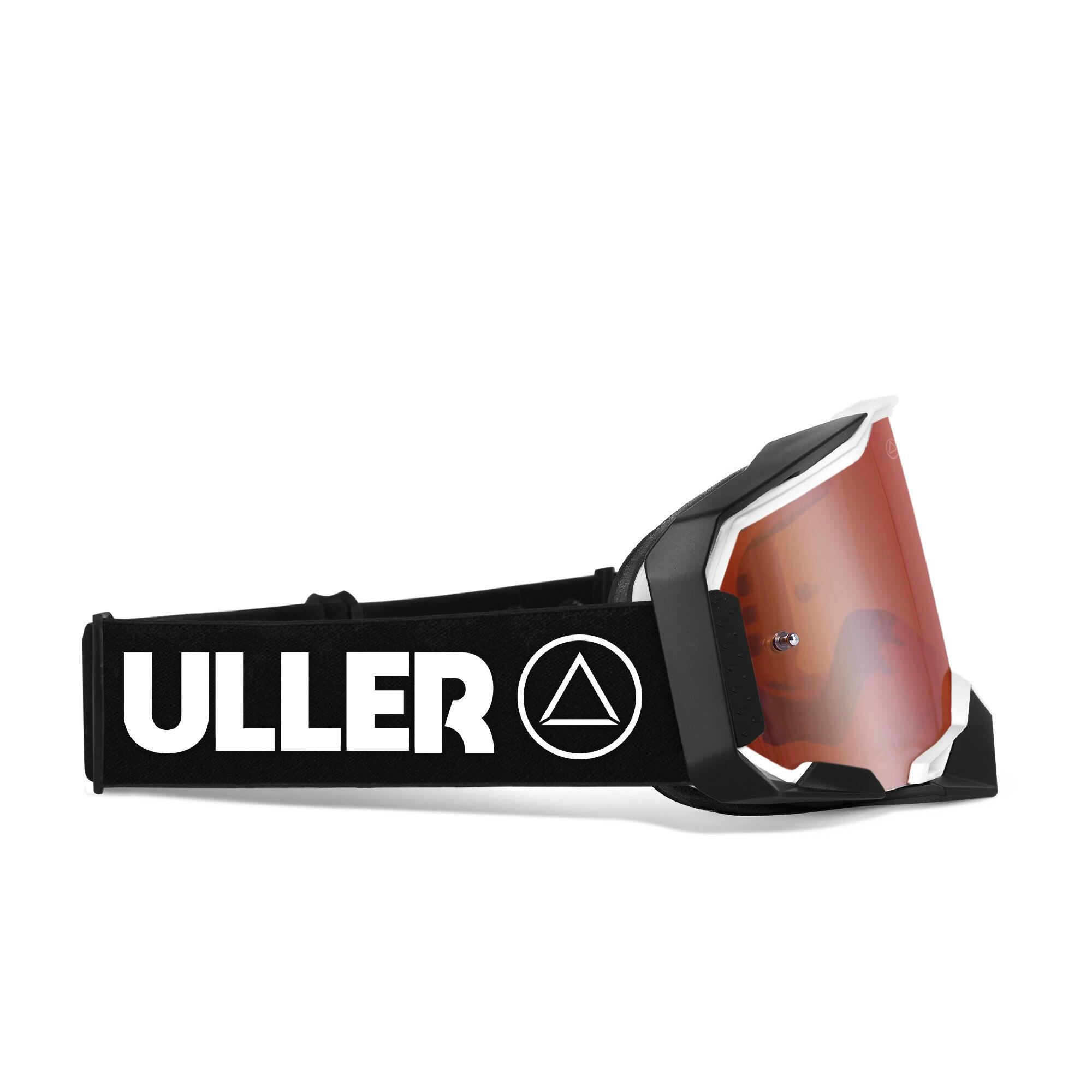 Unisex Motocross Gafas Enduro UV400 Antivaho ULLER Stone Negro 5/7