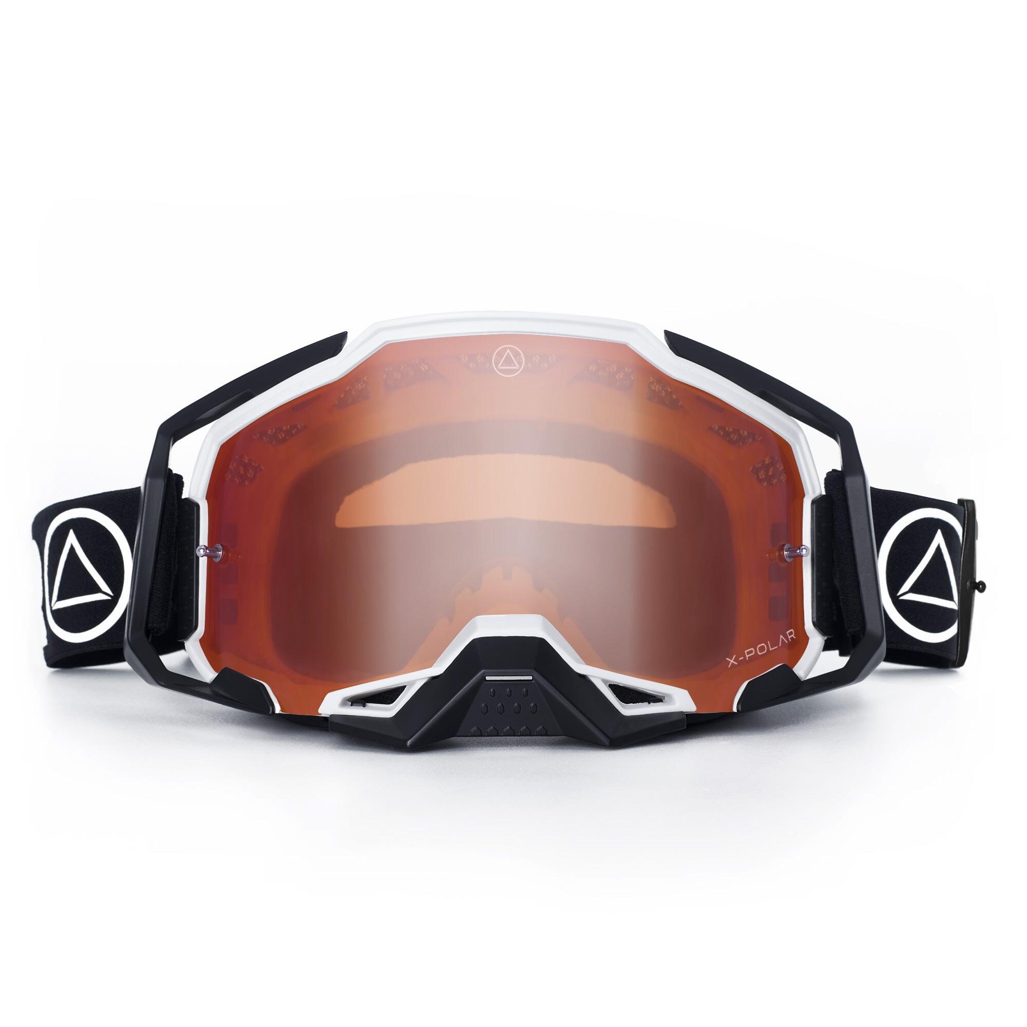Unisex Motocross Gafas Enduro UV400 Antivaho ULLER Stone Negro 4/7