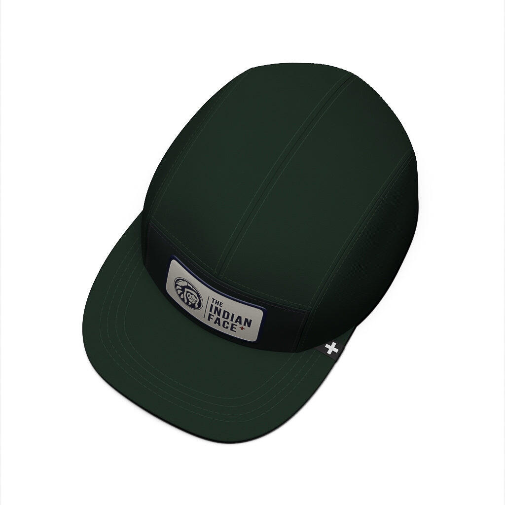 Unisex lifestyle gorra algodón visera curva ajustable Bowl Green Navy 3/5