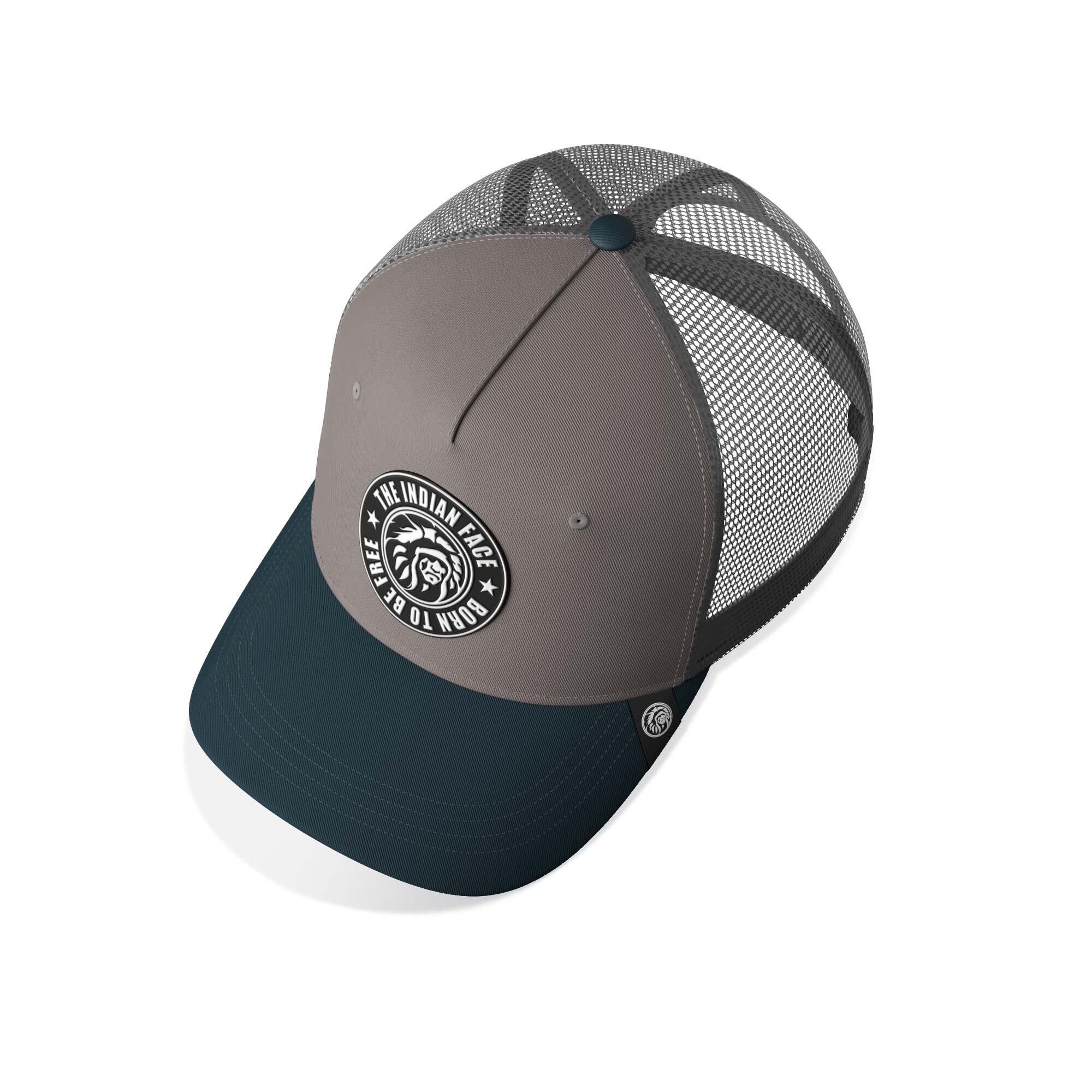 Gorra Trucker Born to Be Free Gris The Indian Face Unisex 3/5