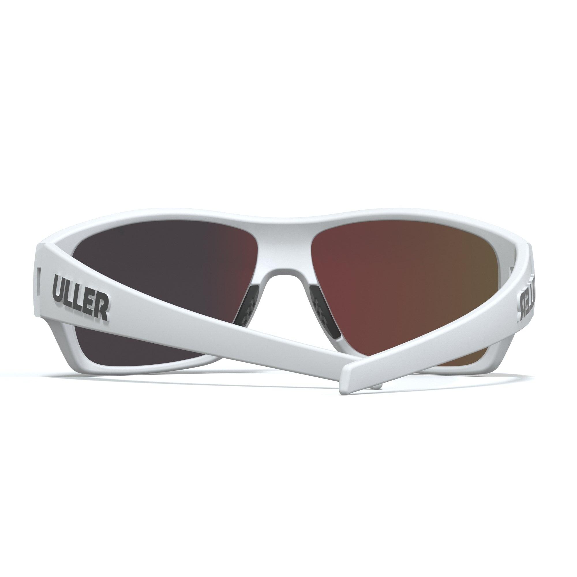 Unisex running ciclismo gafas deportivas UV400 Vulcano Uller Blanco / Rojo 5/5