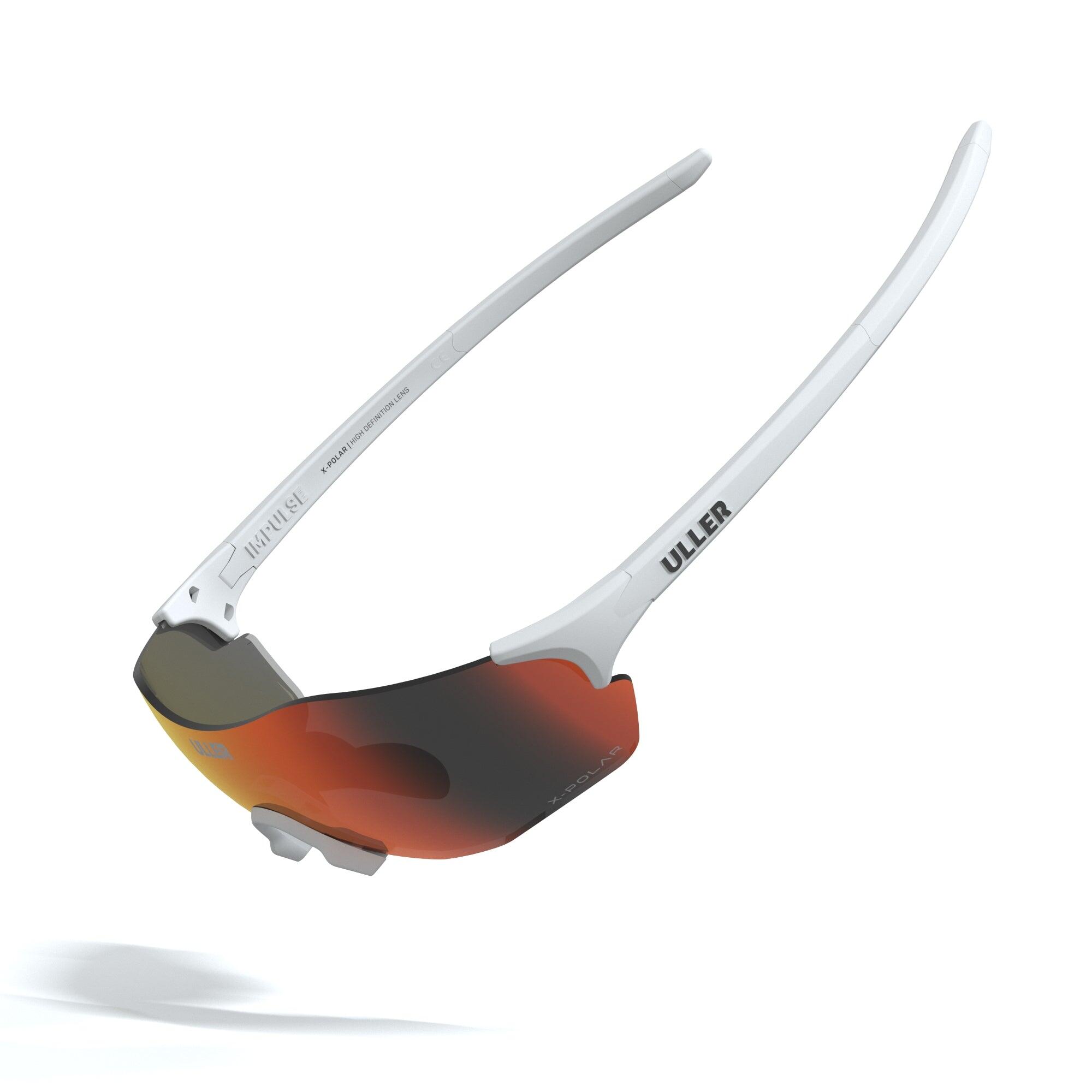 Gafas deportivas Impulse Uller UV400 lentes intercambiables –  Blanco/Amarillo 4/5