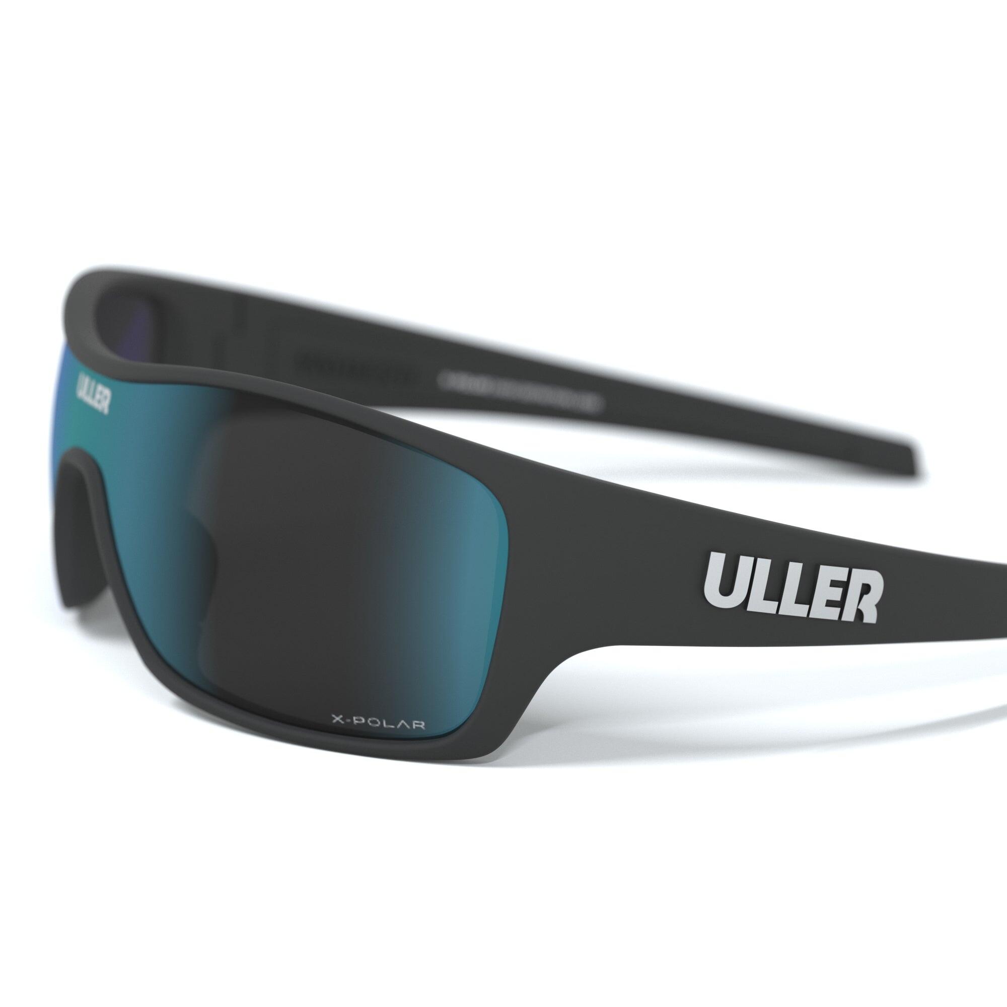 Unisex running ciclismo gafas deportivas UV400 Vulcano Uller Negro / Azul 3/5