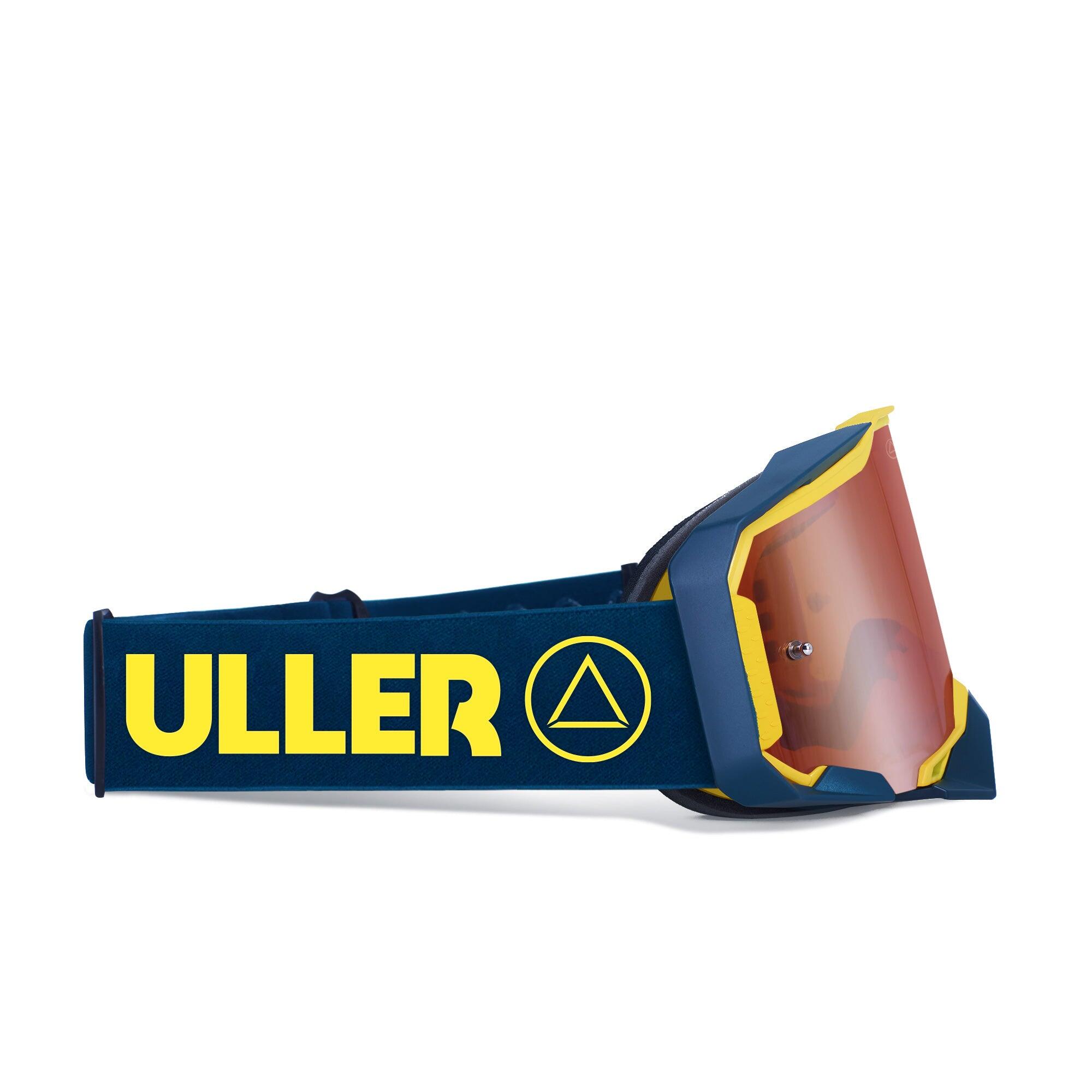 Unisex Motocross Gafas Enduro UV400 Antivaho ULLER Stone Azul 5/7
