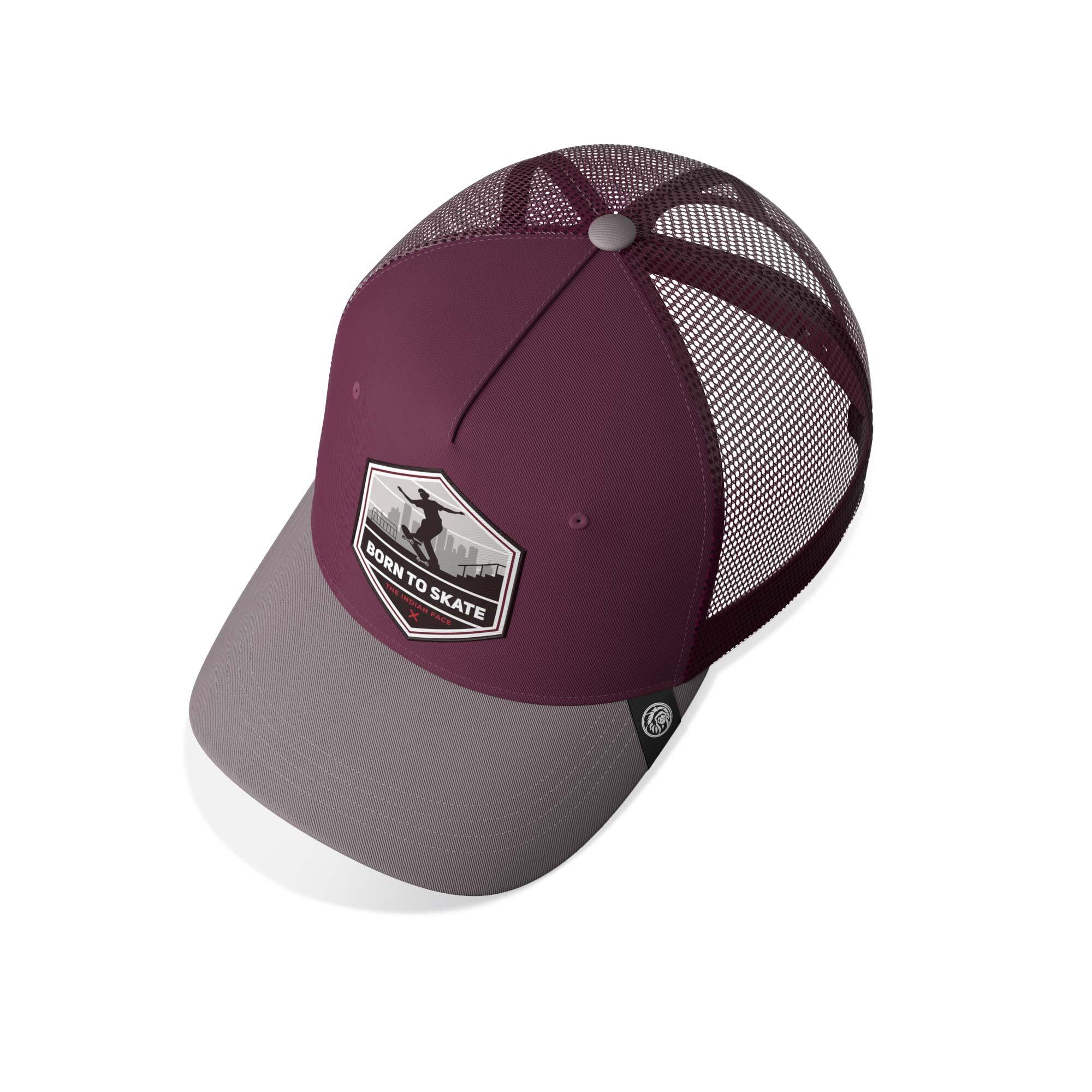 Unisex Outdoor Gorra Trucker Transpirable Ajustable Born to Skate 3/5