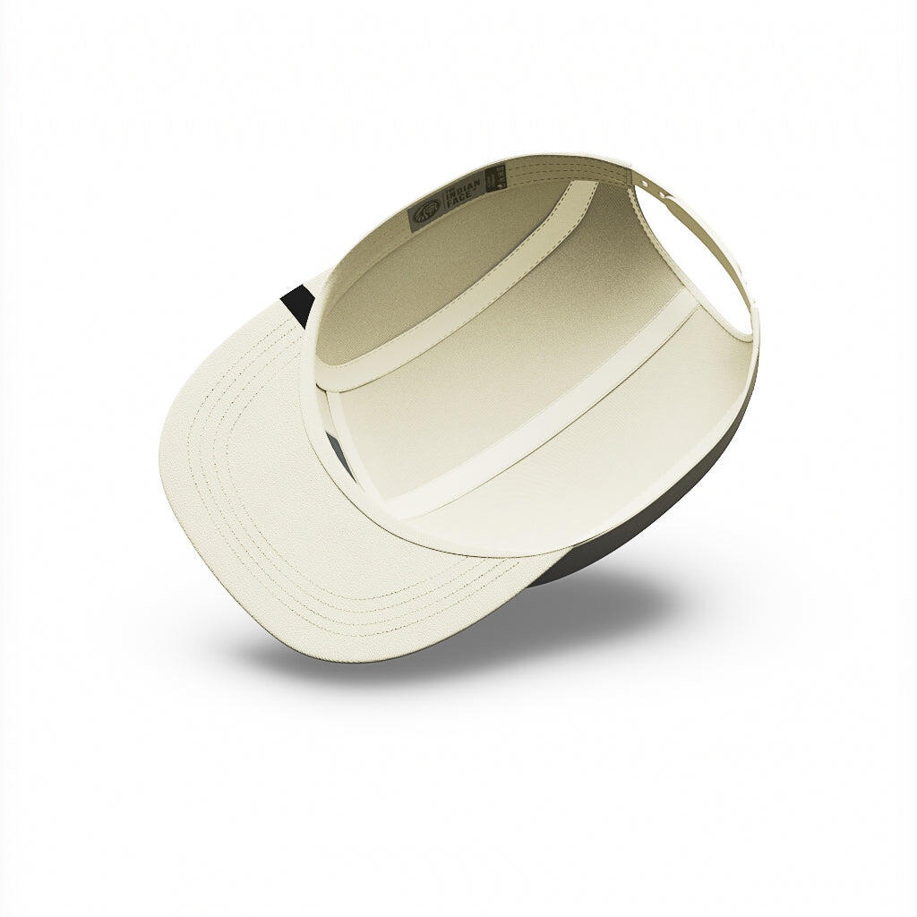 Unisex lifestyle gorra algodón visera curva ajustable Bowl White 4/5