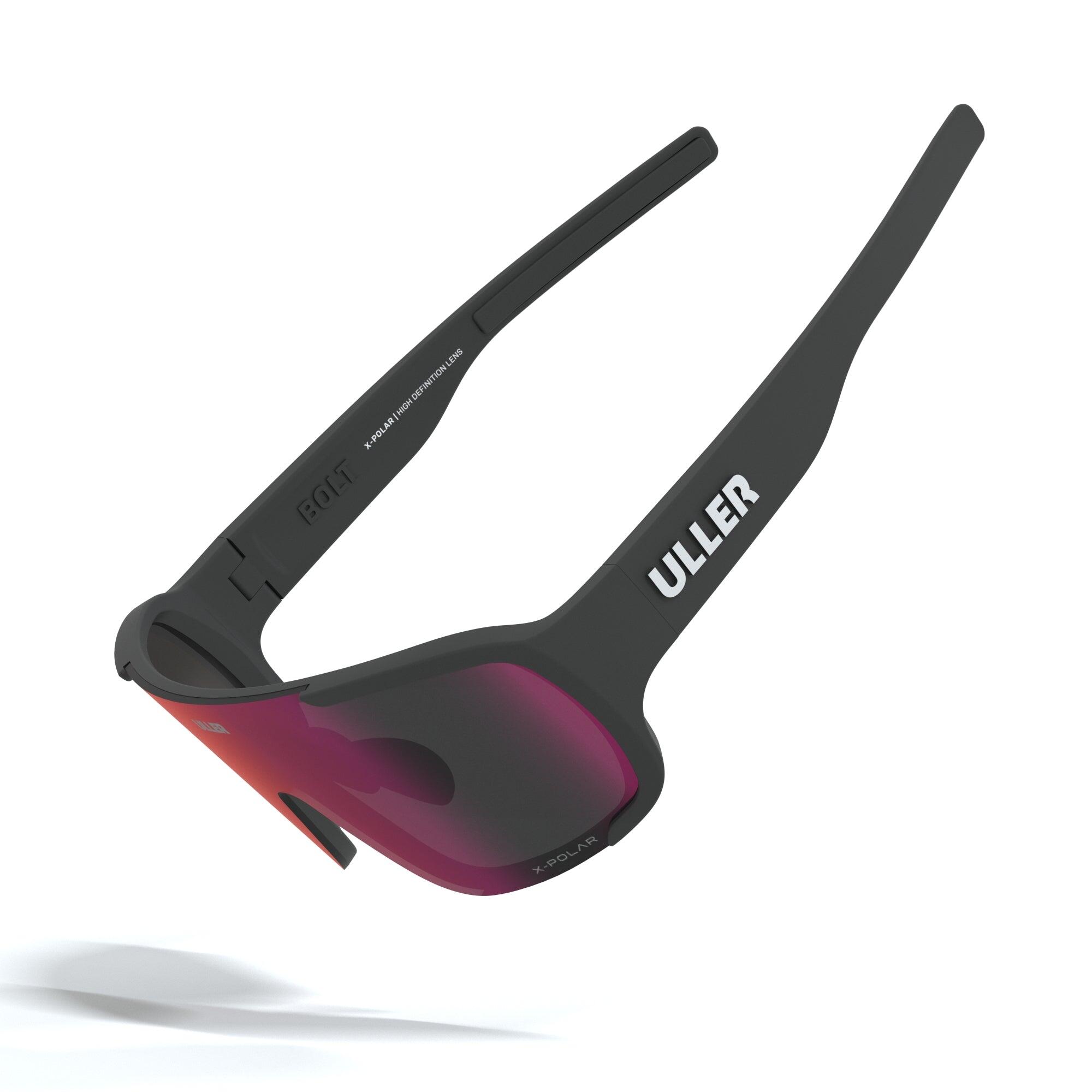 Gafas deportivas Uller con lentes intercambiables UV400 – Unisex – Black / Ambar 4/5