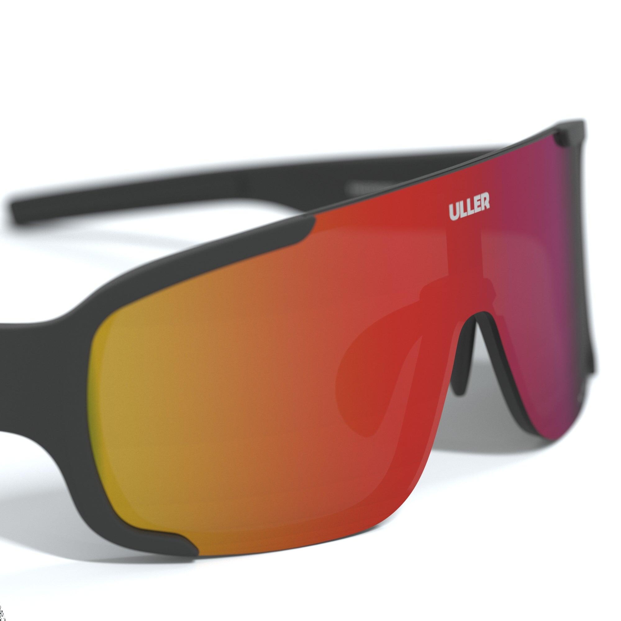 Gafas deportivas Uller con lentes intercambiables UV400 – Unisex – Black / Ambar 3/5
