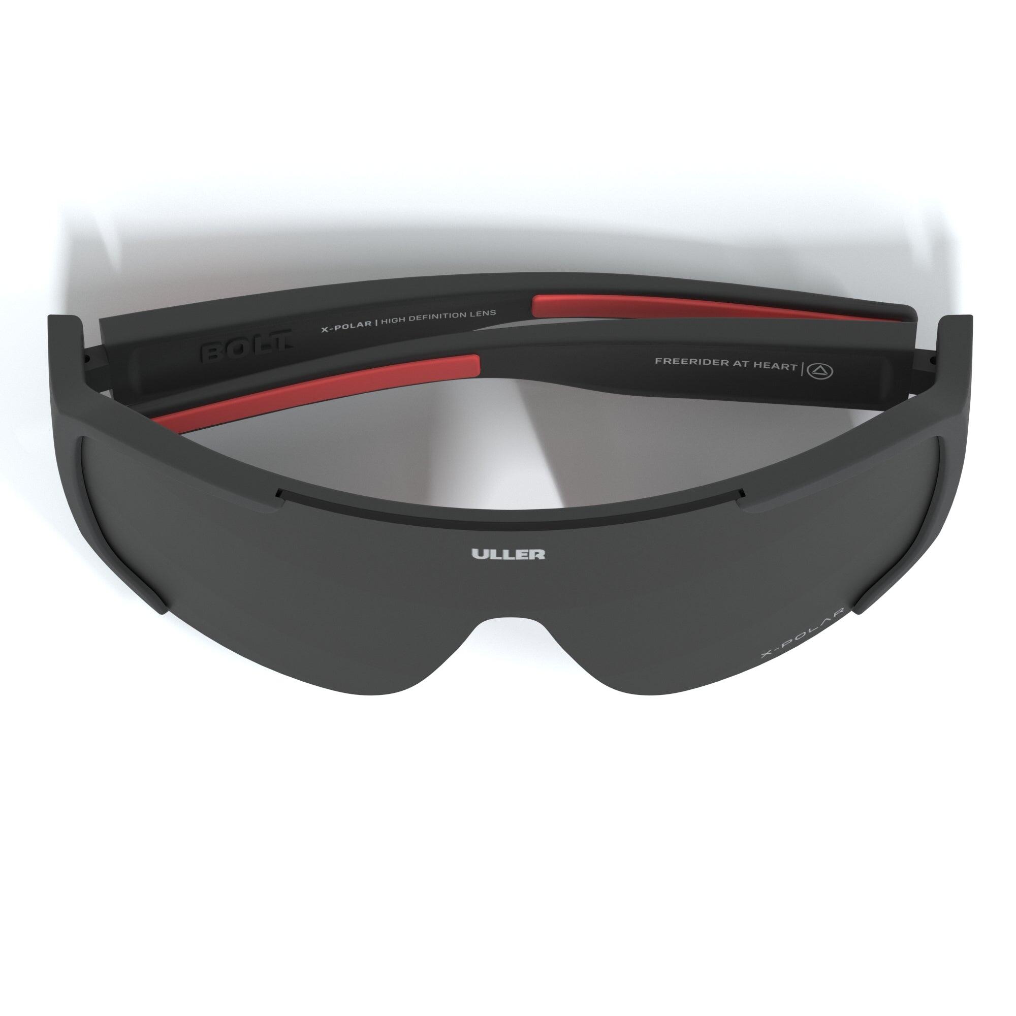 Gafas deportivas Uller con lentes intercambiables UV400 – Unisex – Black / Black 4/5