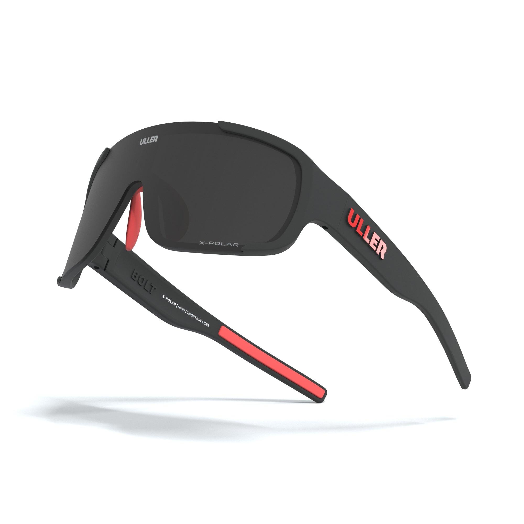 Gafas deportivas Uller con lentes intercambiables UV400 – Unisex – Black / Black 5/5