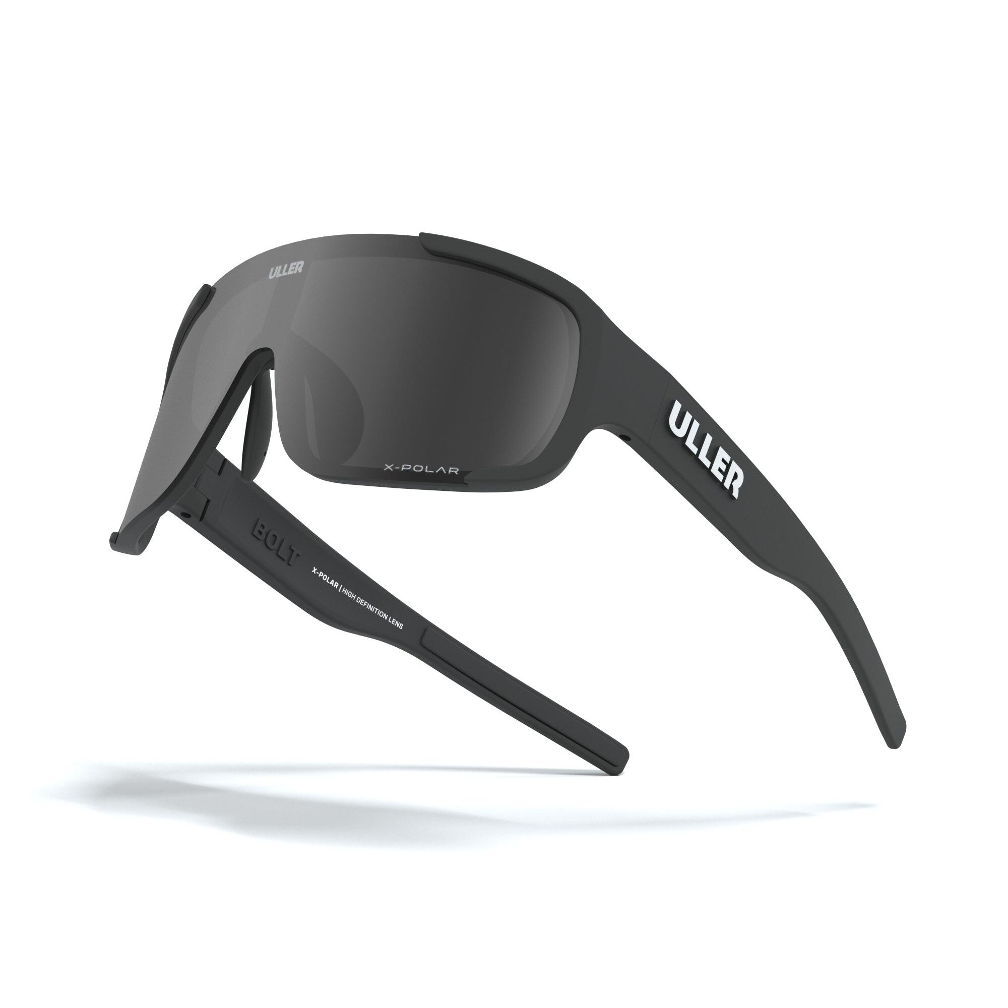 Gafas deportivas Uller con lentes intercambiables UV400 – Unisex – Black / Grey 5/5