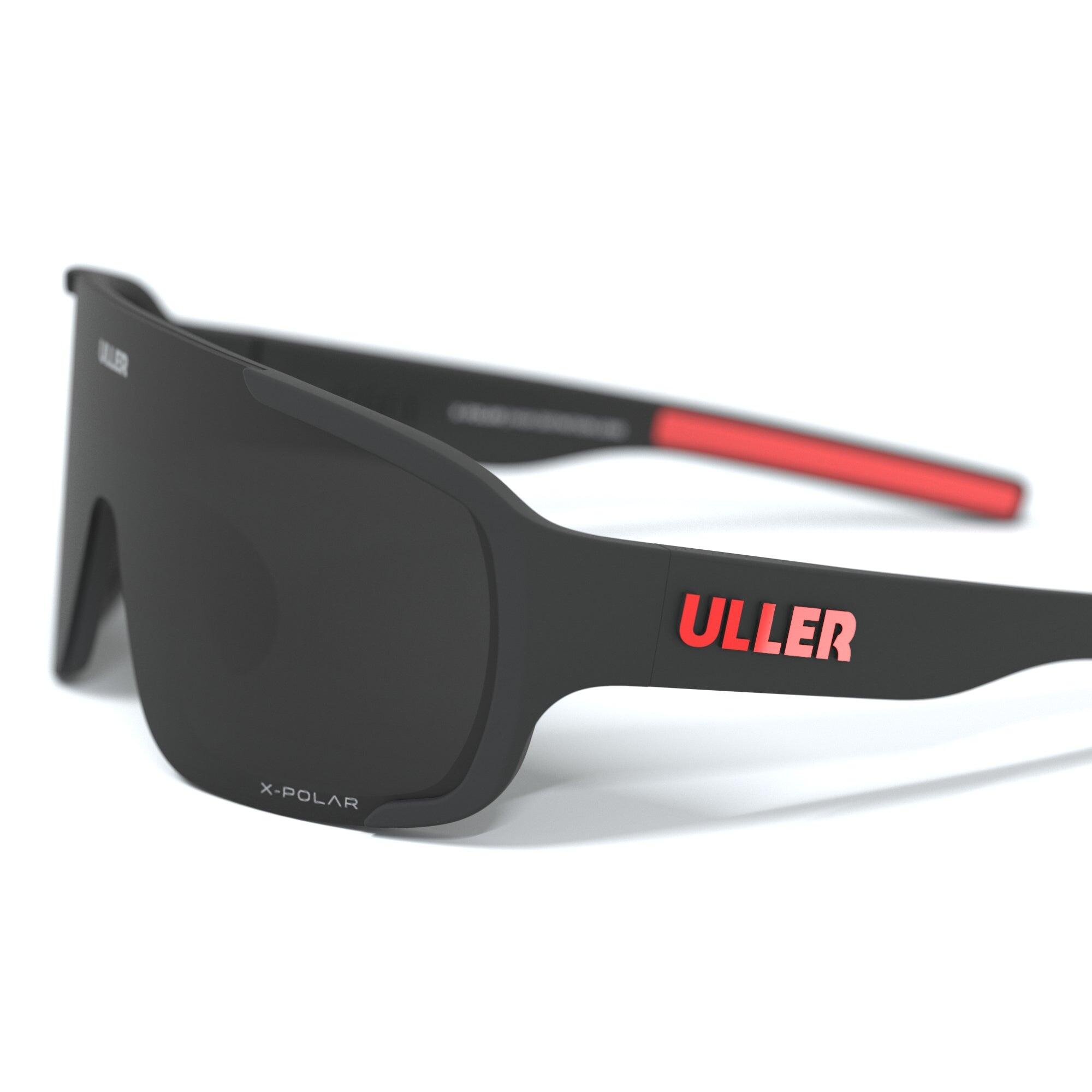 Gafas deportivas Uller con lentes intercambiables UV400 – Unisex – Black / Black 3/5