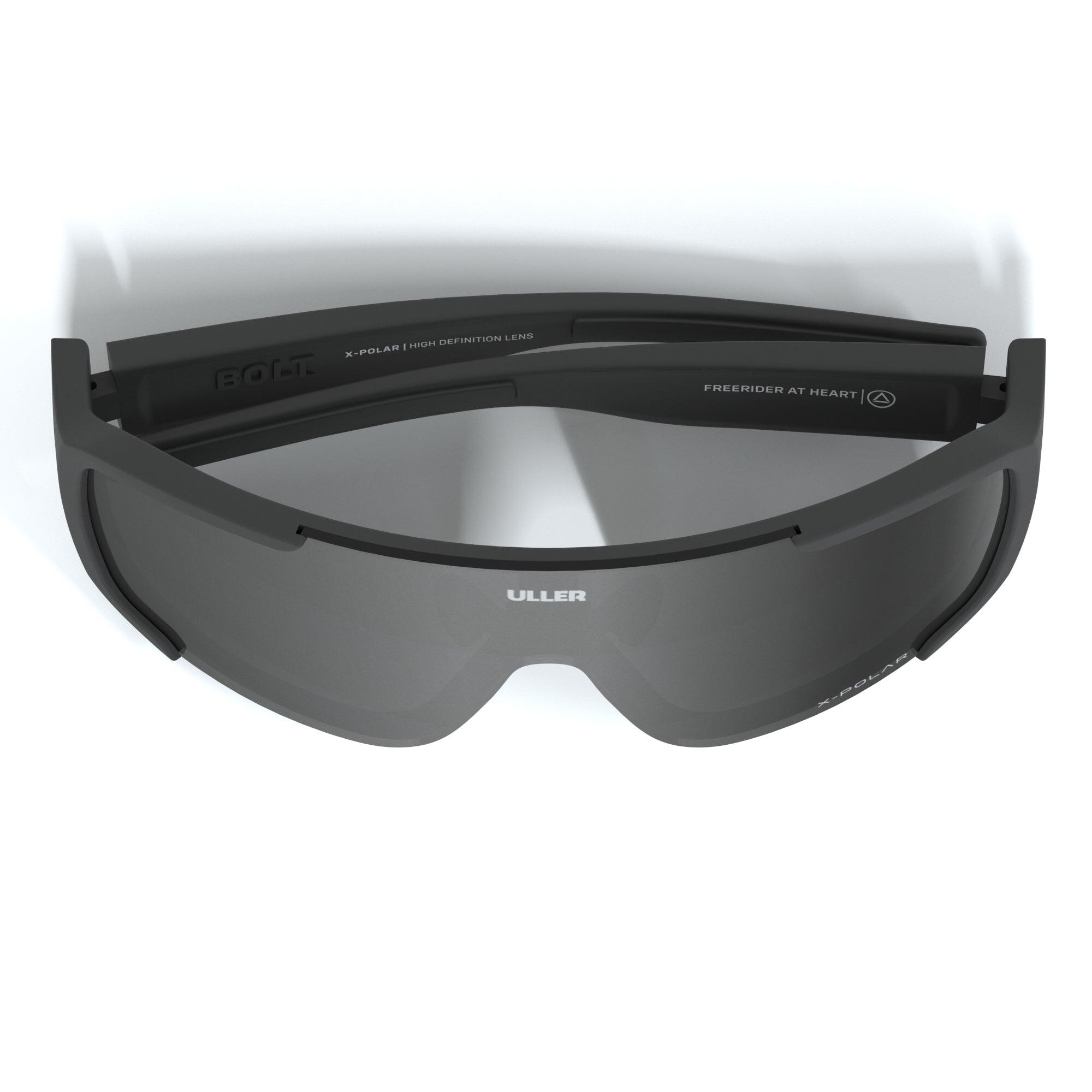 Gafas deportivas Uller con lentes intercambiables UV400 – Unisex – Black / Grey 4/5