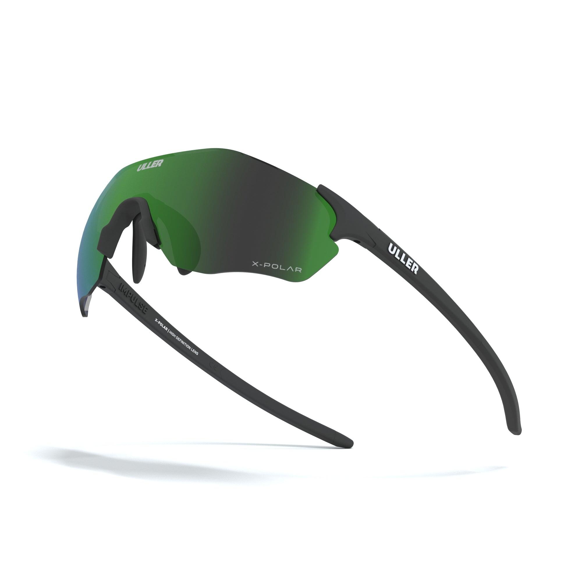 Gafas deportivas Impulse Uller® UV400 lentes intercambiables –  Negro / Verde 5/5