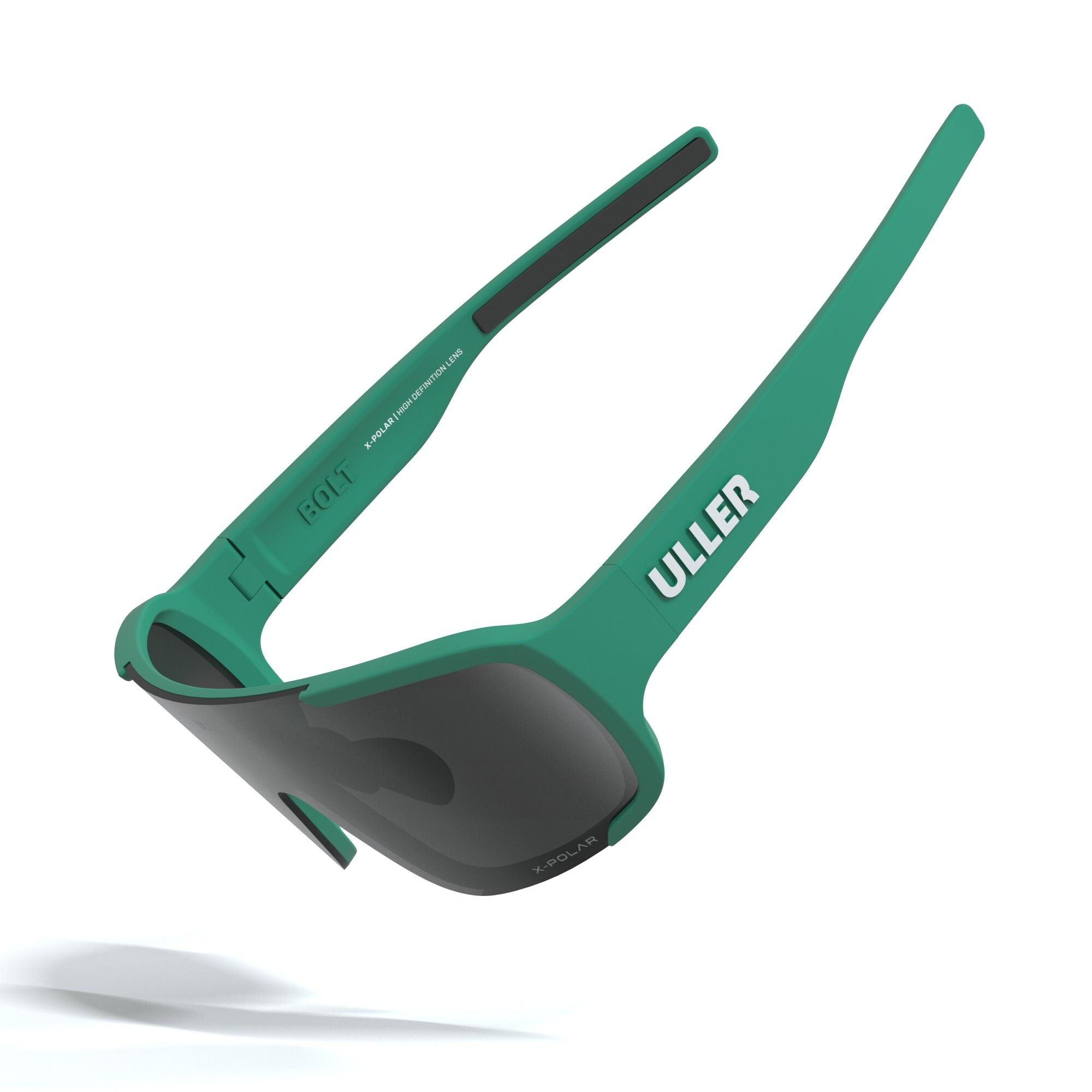Gafas deportivas Uller con lentes intercambiables UV400 – Unisex – Green / Grey 4/7