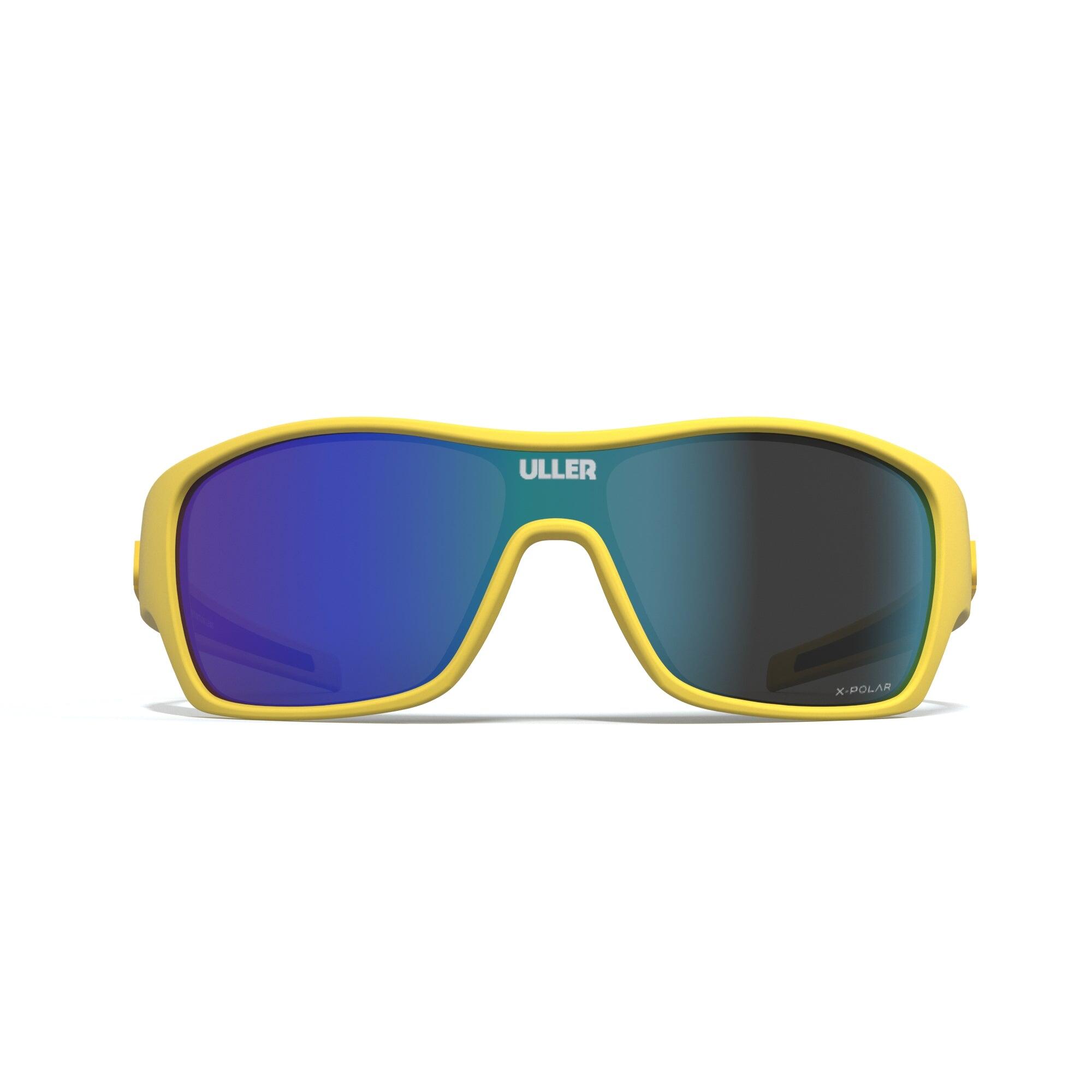 Unisex running ciclismo gafas deportivas UV400 Vulcano Uller Amarillo / Azul 2/5