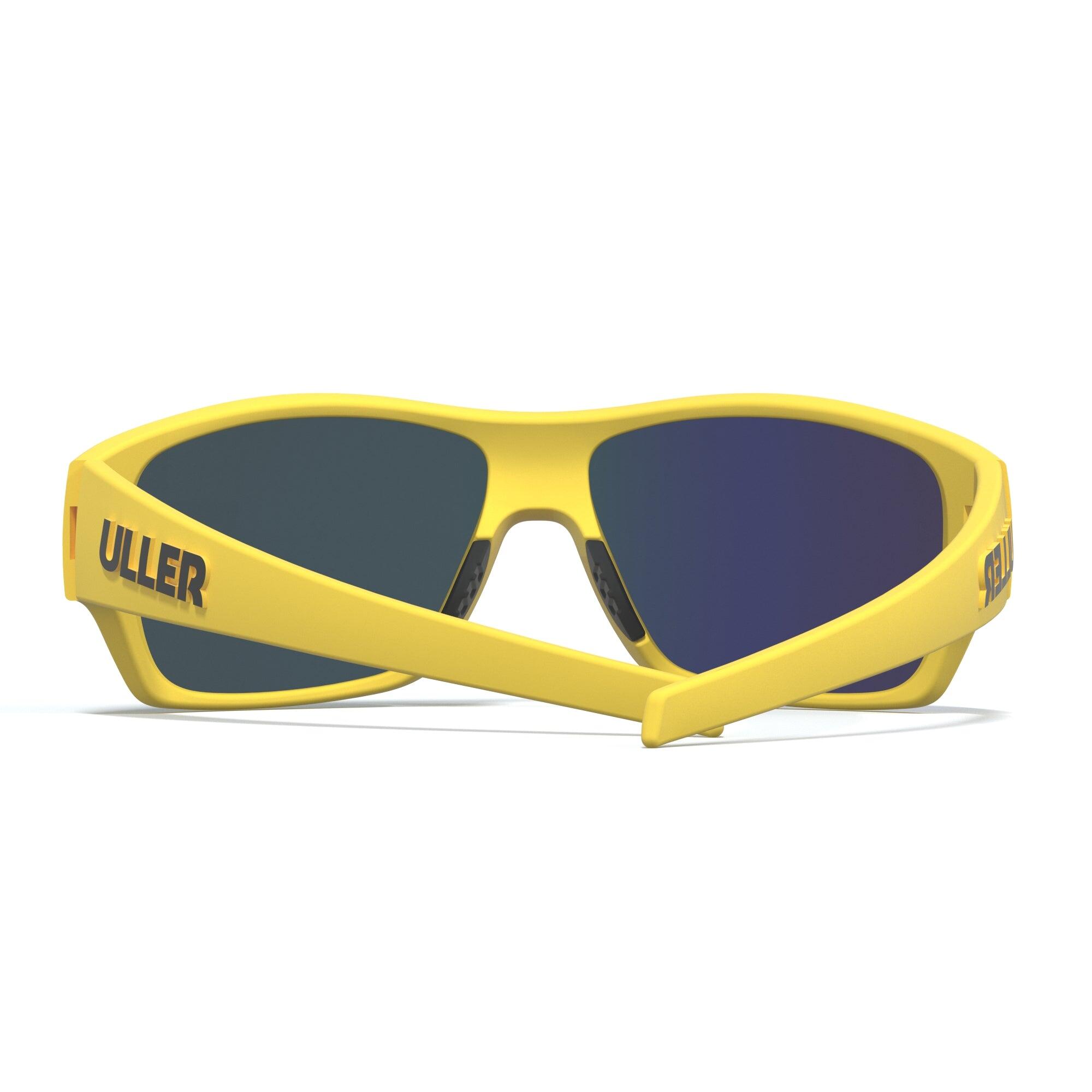 Unisex running ciclismo gafas deportivas UV400 Vulcano Uller Amarillo / Azul 5/5