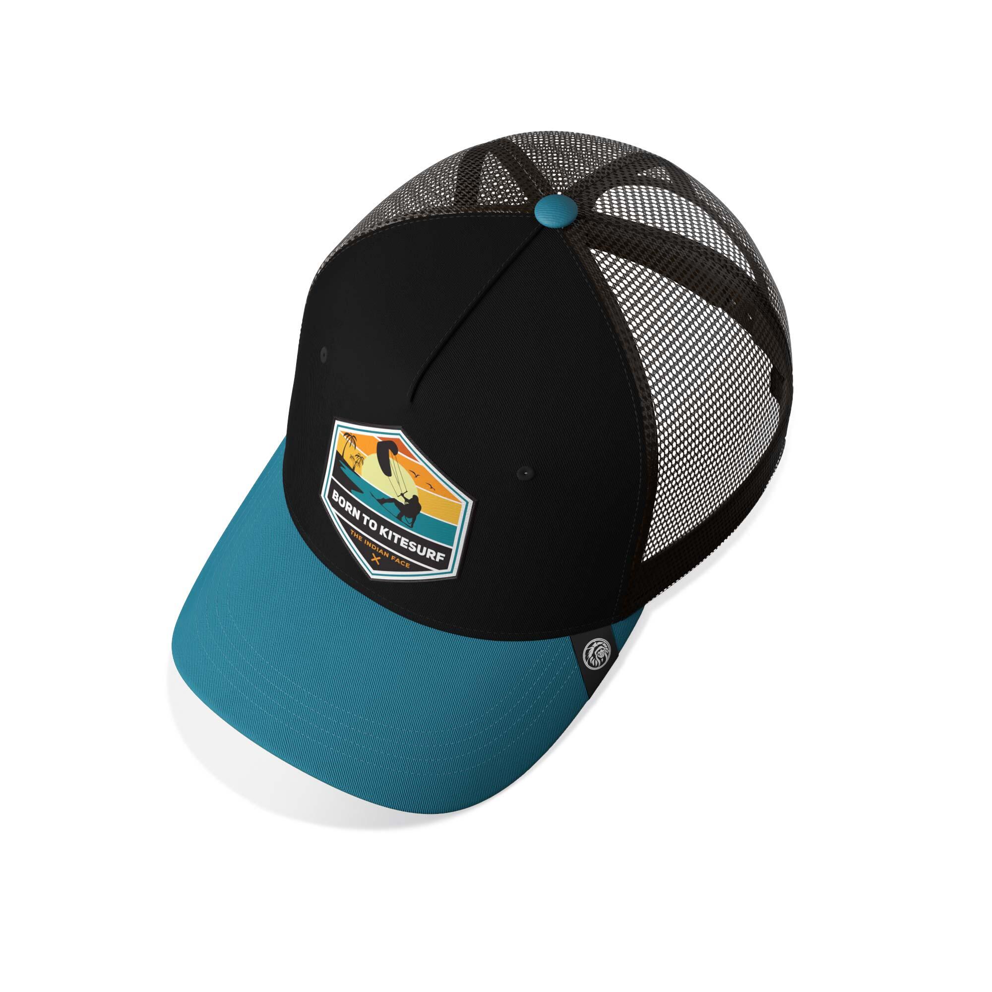Unisex Outdoor Gorra Trucker Transpirable Ajustable Born to Kitesurf 3/5