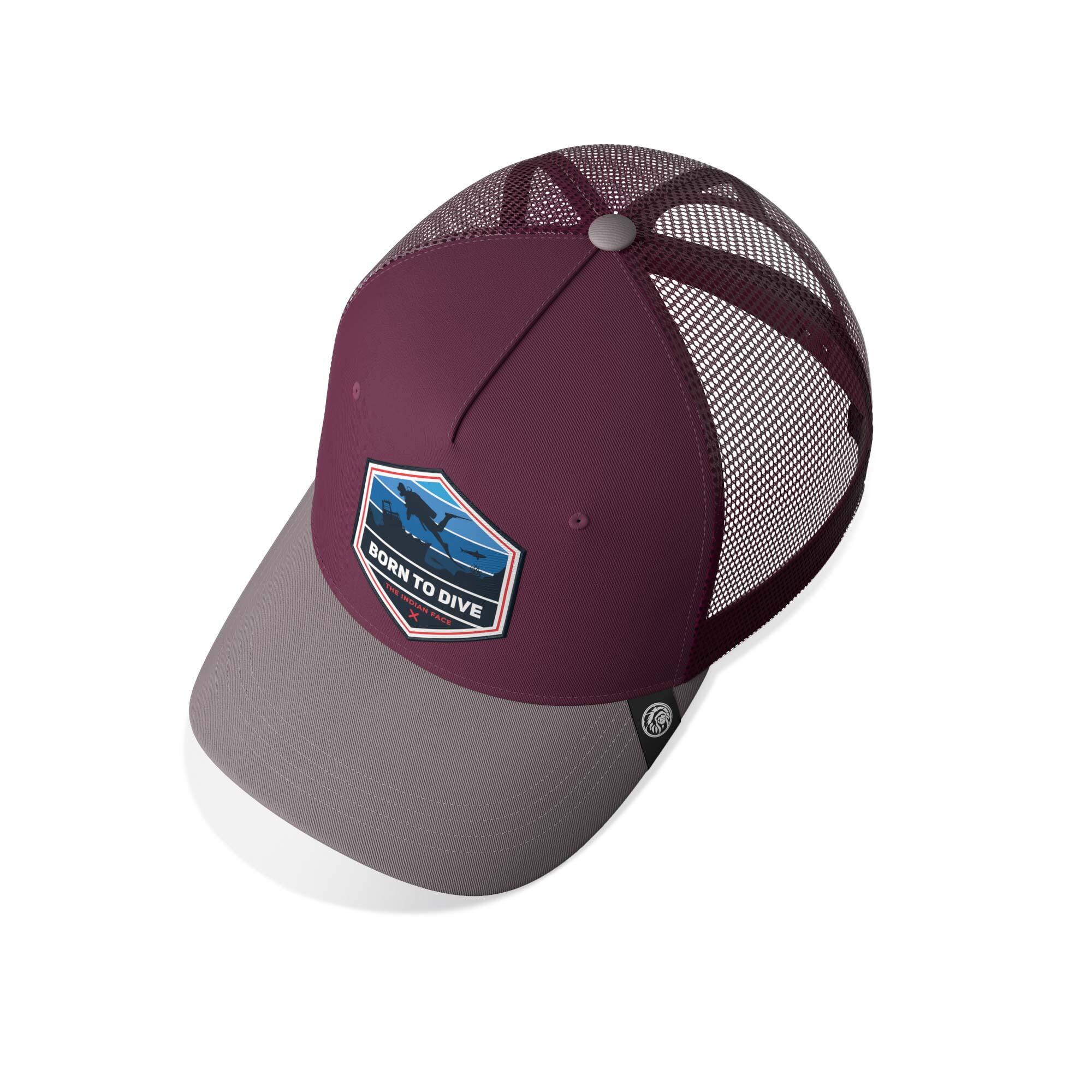 Unisex Outdoor Gorra Trucker Transpirable Ajustable Born to Dive 3/5