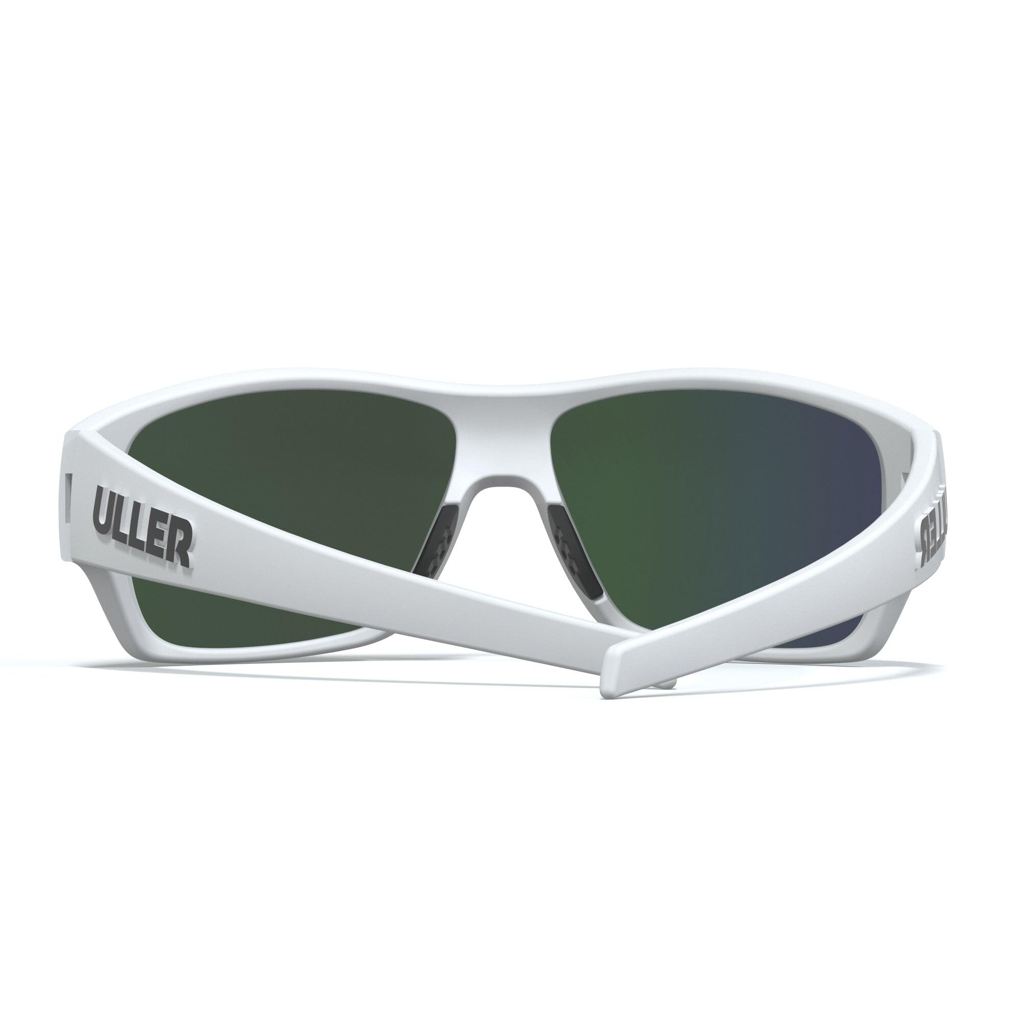 Unisex running ciclismo gafas deportivas UV400 Vulcano Uller Blanco / Verde 5/5