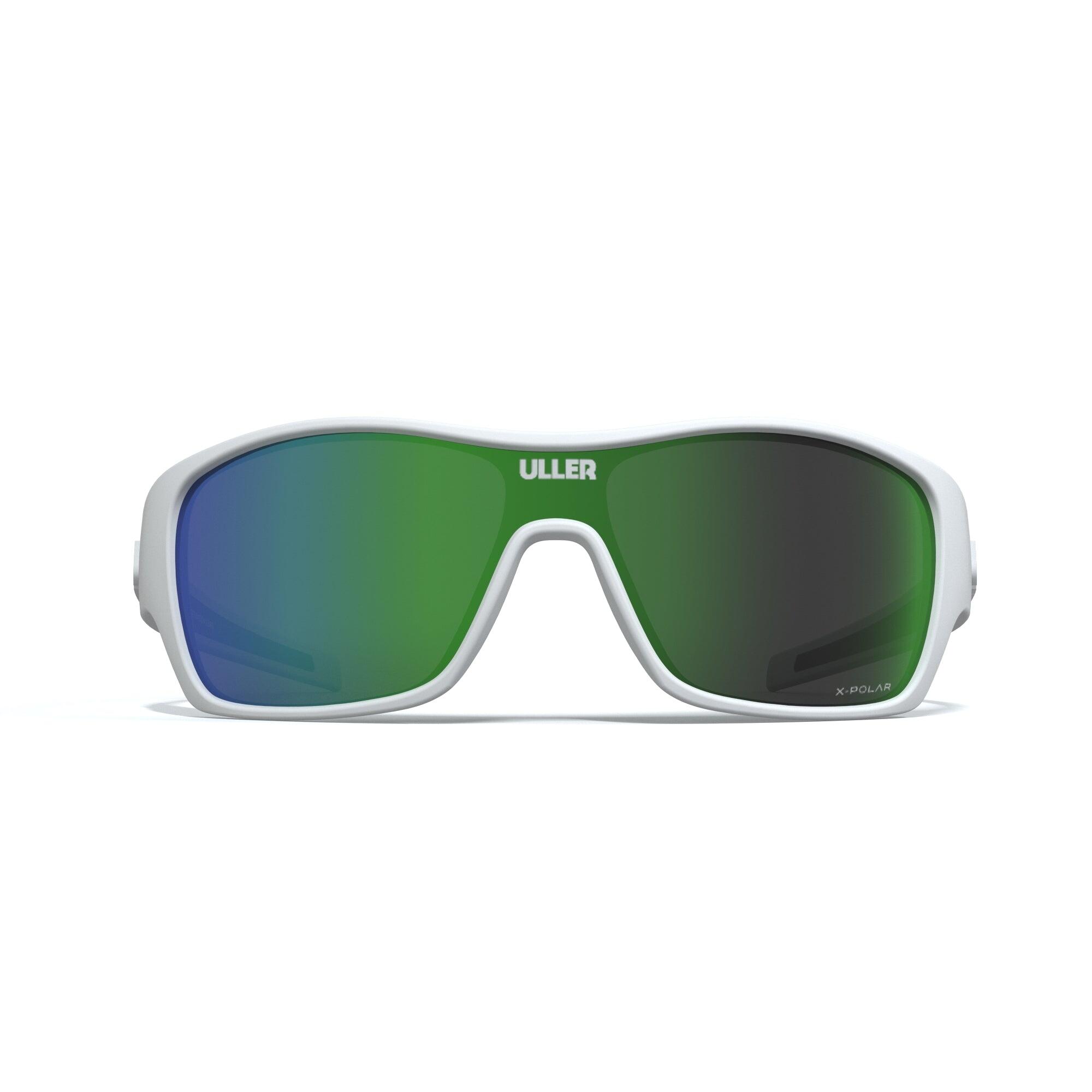 Unisex running ciclismo gafas deportivas UV400 Vulcano Uller Blanco / Verde 2/5