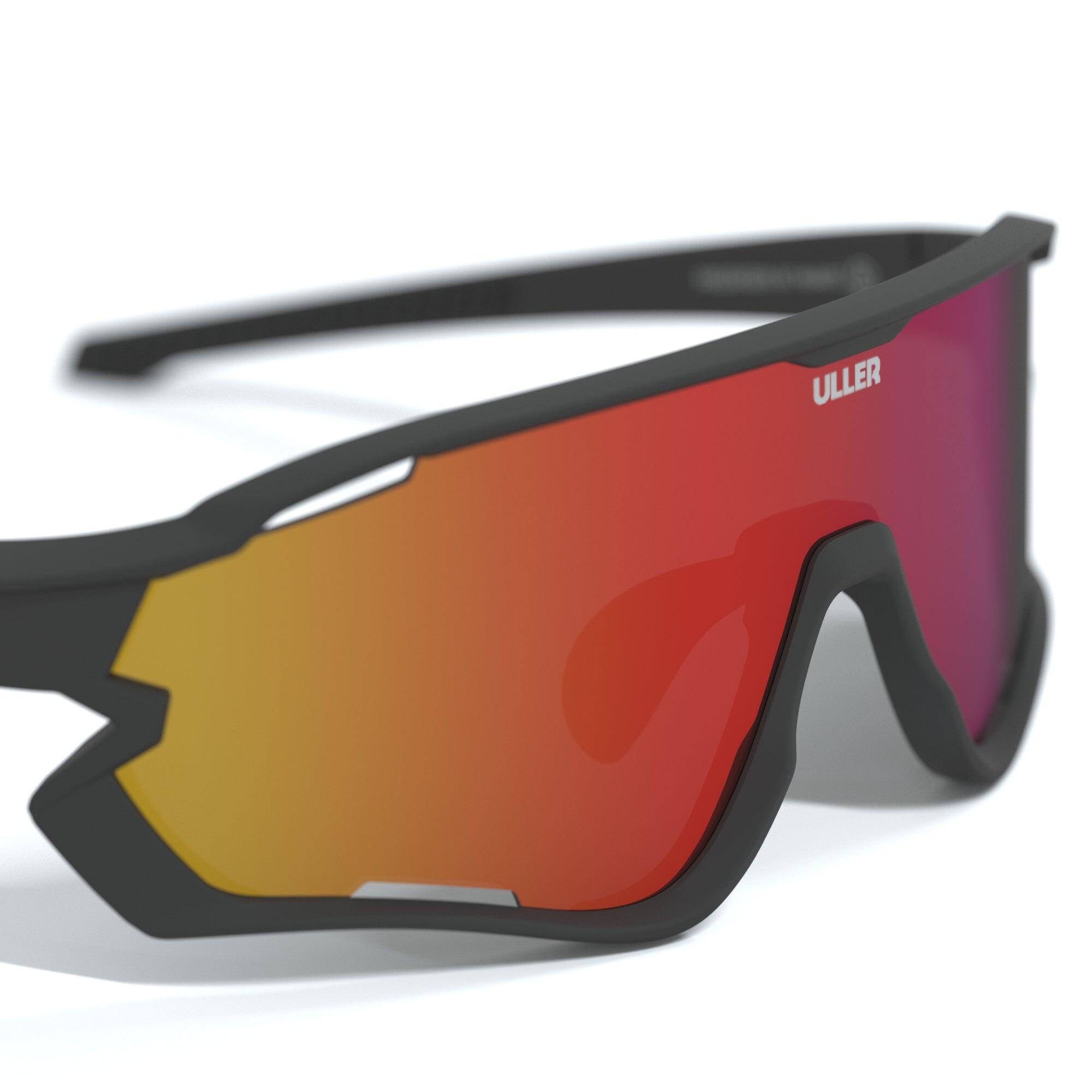 Gafas deportivas Uller® Essaouira UV405 Negro / Ambar 3/5