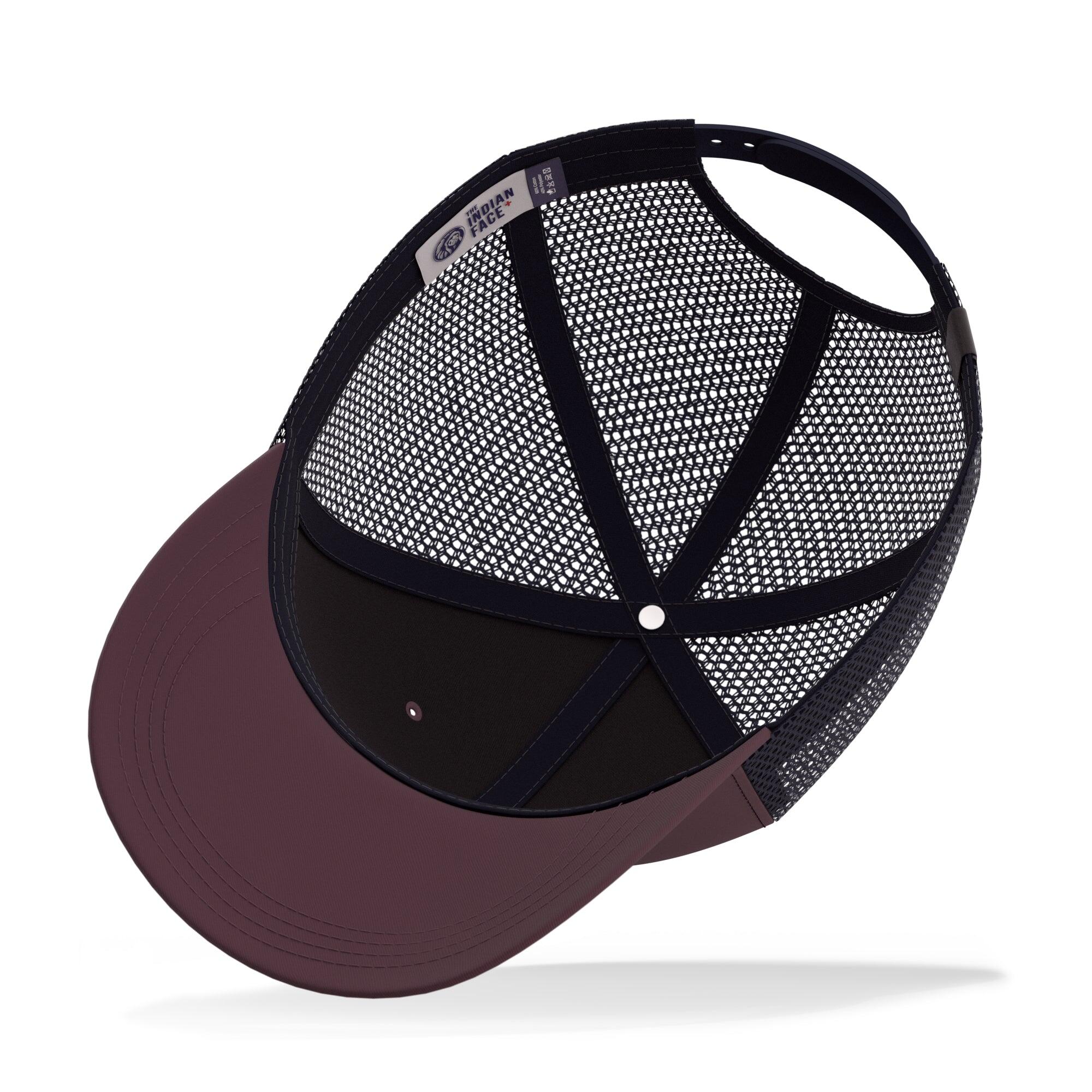 Gorra Born To Be Free The Indian Face trucker ajustable marrón azul 4/7
