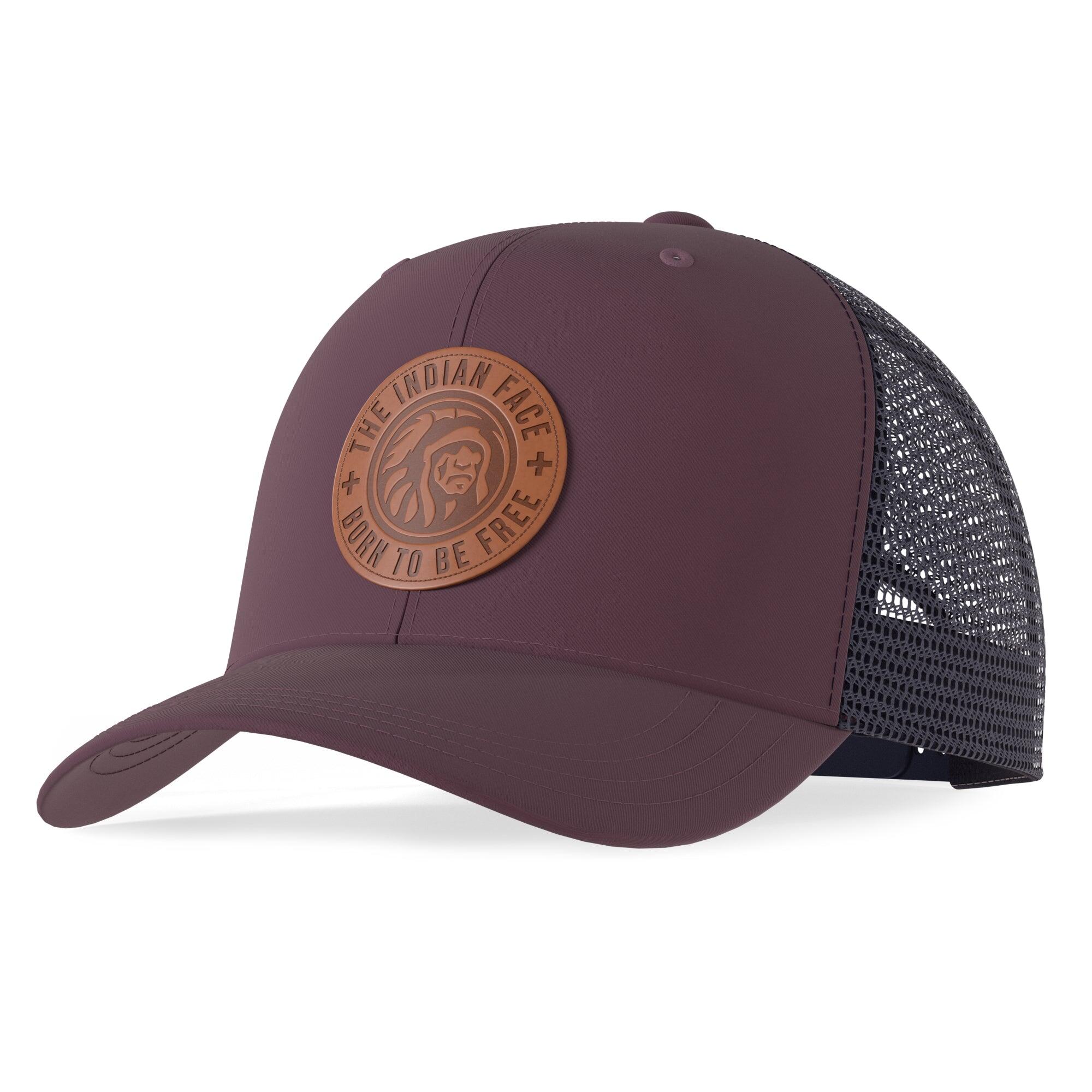 ULLER Gorras The Indian Face Born to be Free Brown /