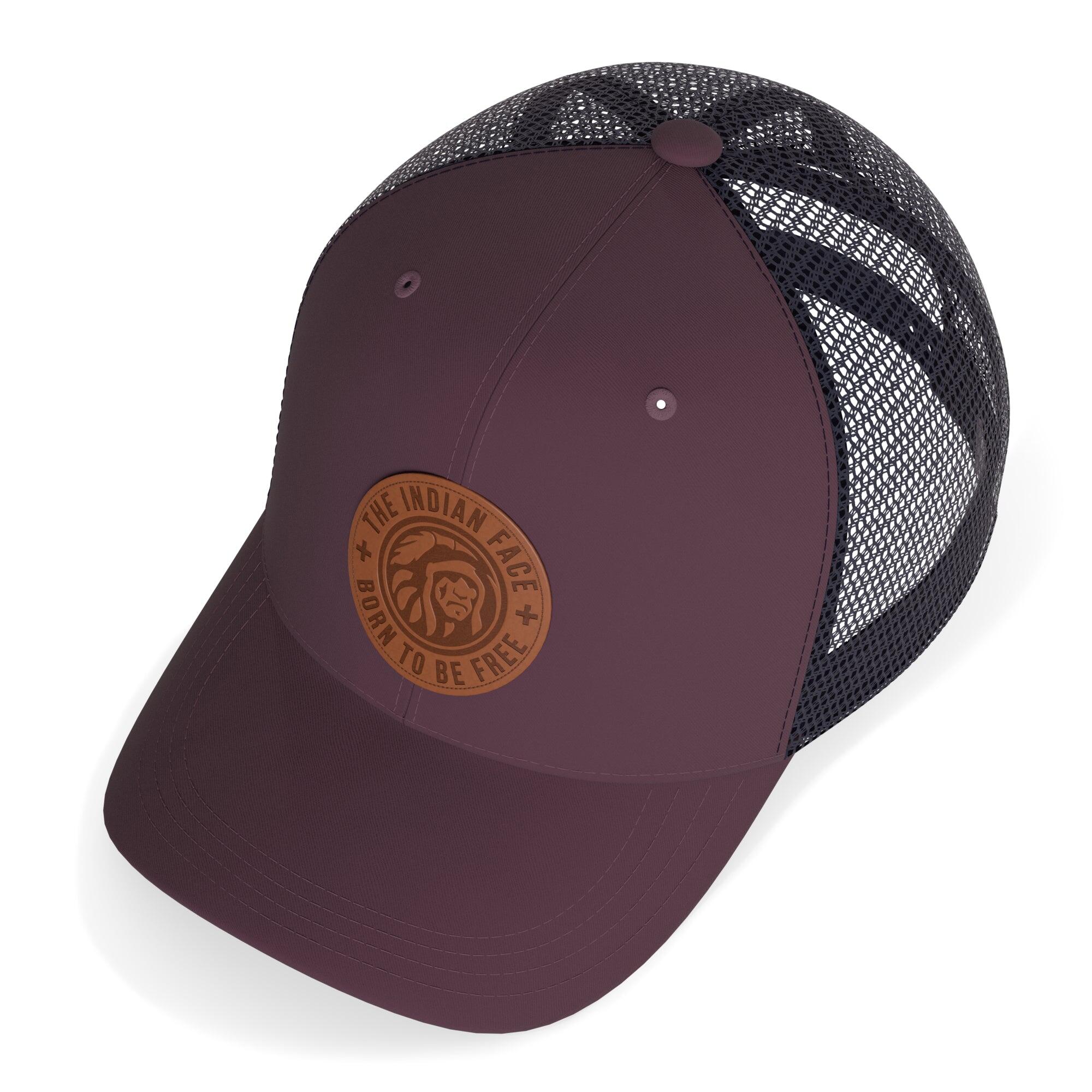 Gorra Born To Be Free The Indian Face trucker ajustable marrón azul 3/7