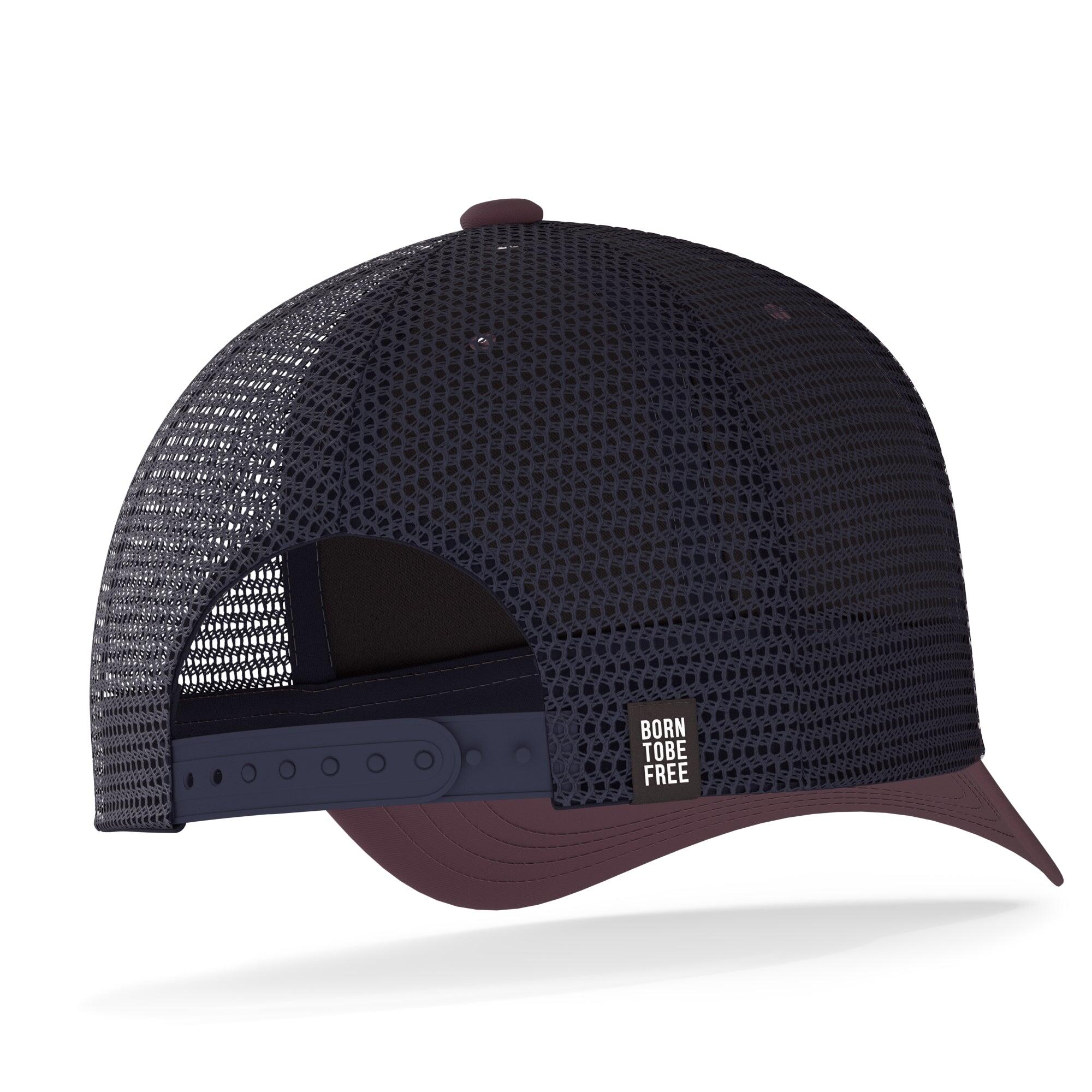 Gorra Born To Be Free The Indian Face trucker ajustable marrón azul 2/7