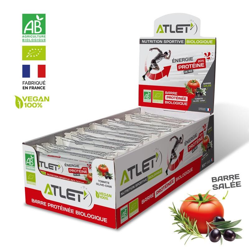 ATLET ATLET Savoury Energy Bars, Tomato, Olive & Chia 30g (Pack of 34)