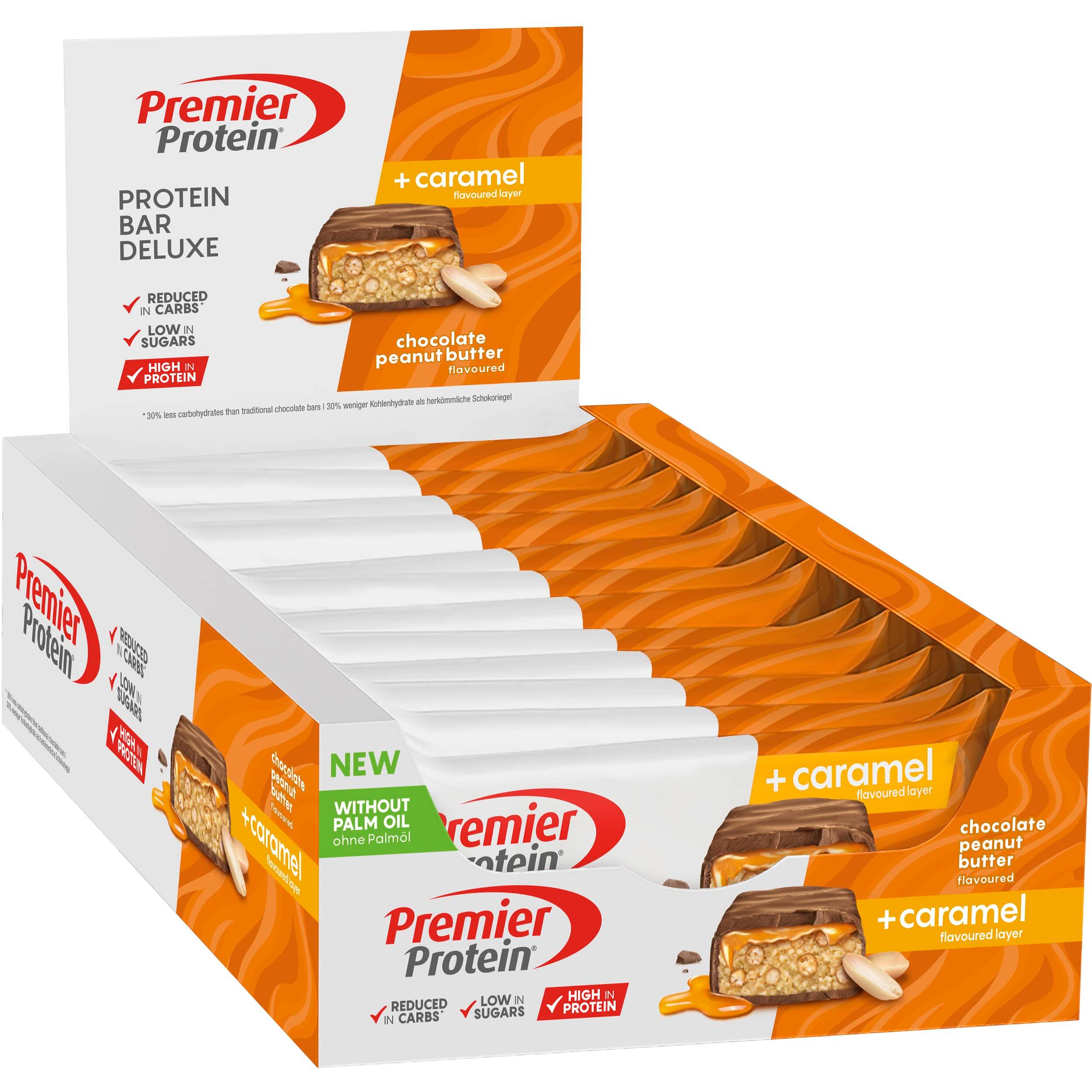 PREMIER PROTEIN Eiwitreep Deluxe 50g Premier Protein (verpakking van 12)