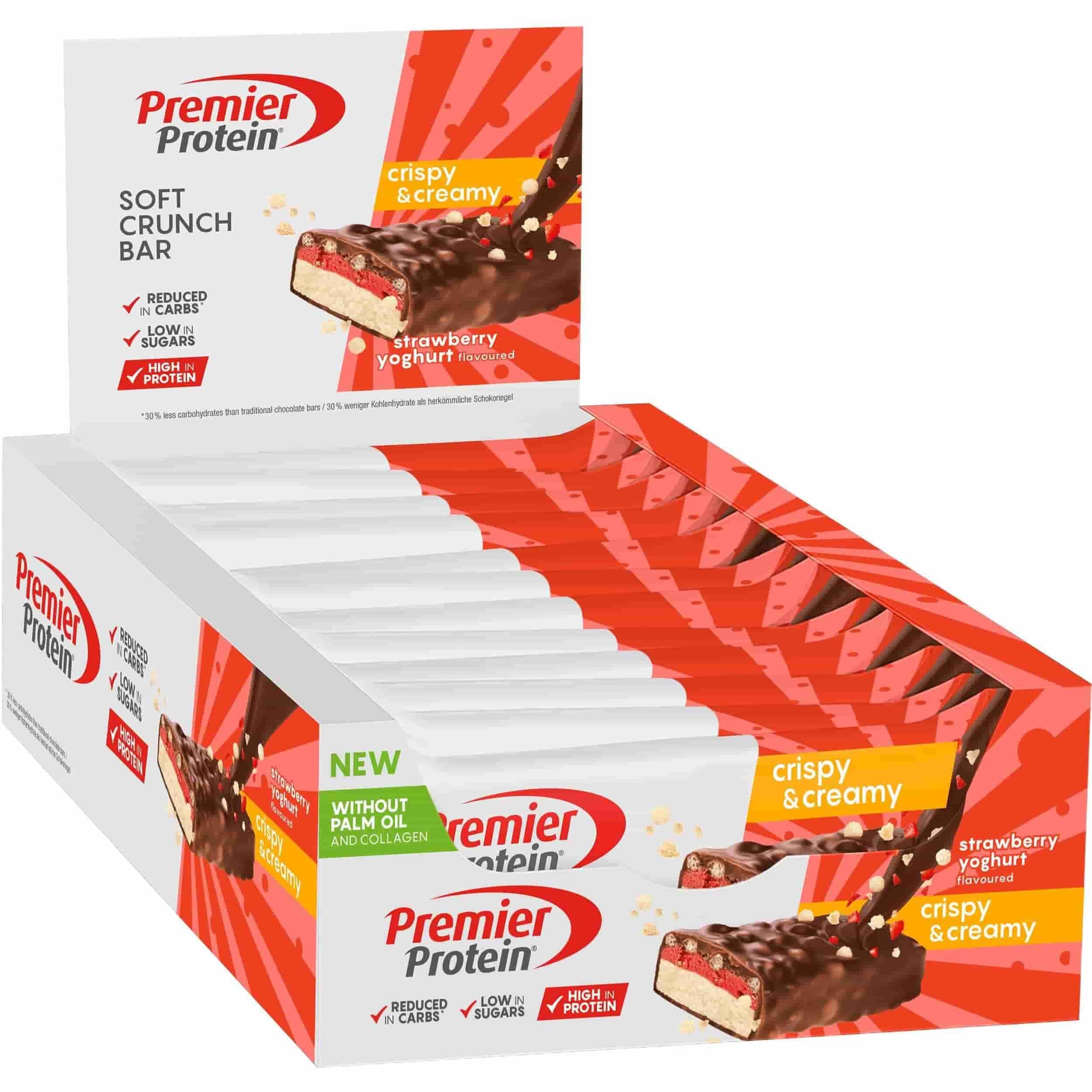 PREMIER PROTEIN Soft Crunch Bar 40% 40g Premier Protein (pack of 12)
