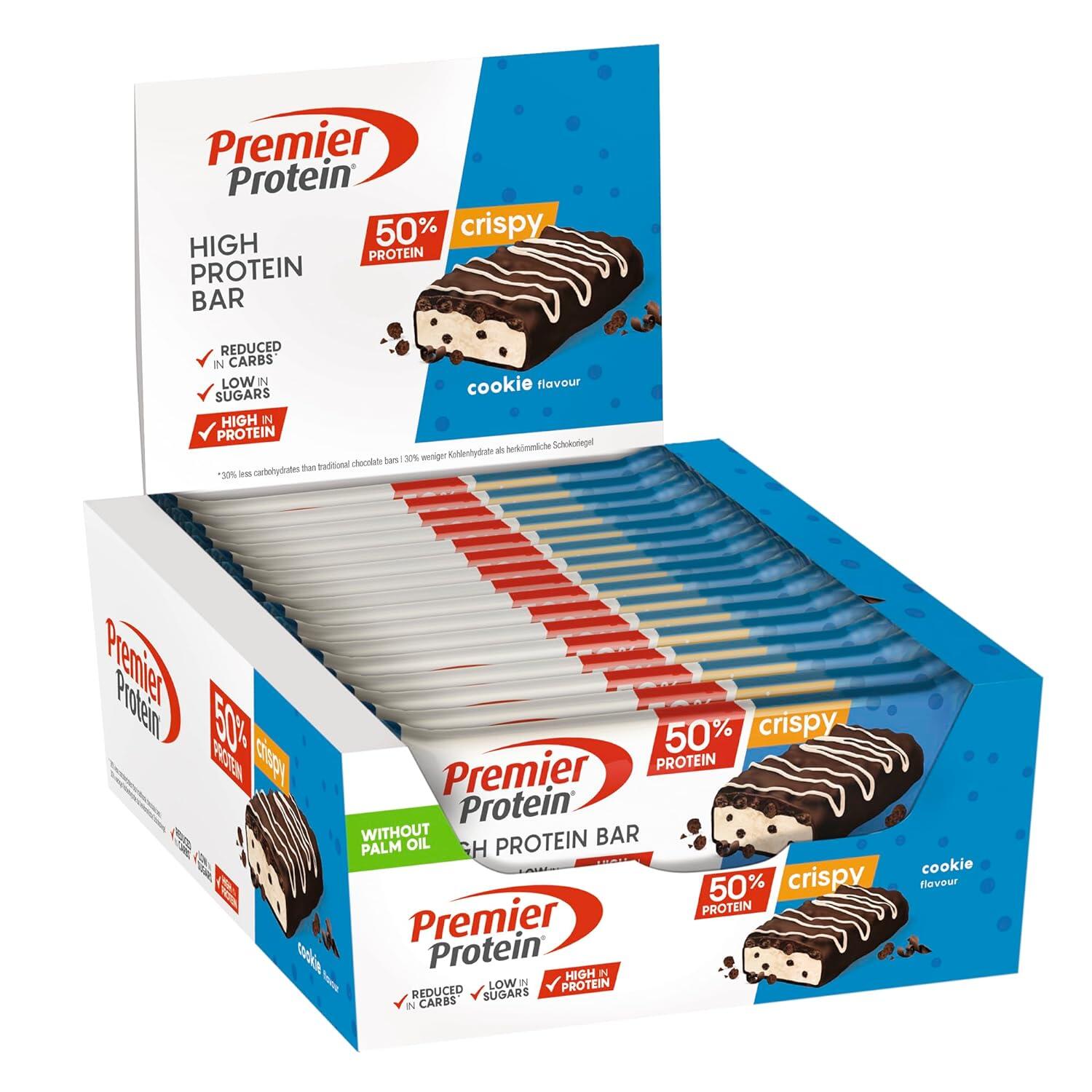PREMIER PROTEIN High Protein Bar 50% 40g Premier Protein (pack of 16)