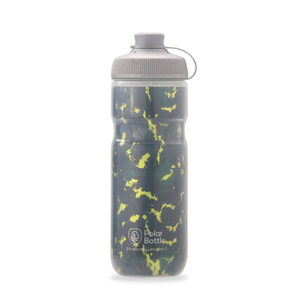 Polar Breakaway Muck Insulated Shatter Bottle-Forest/Lightning (590ml)