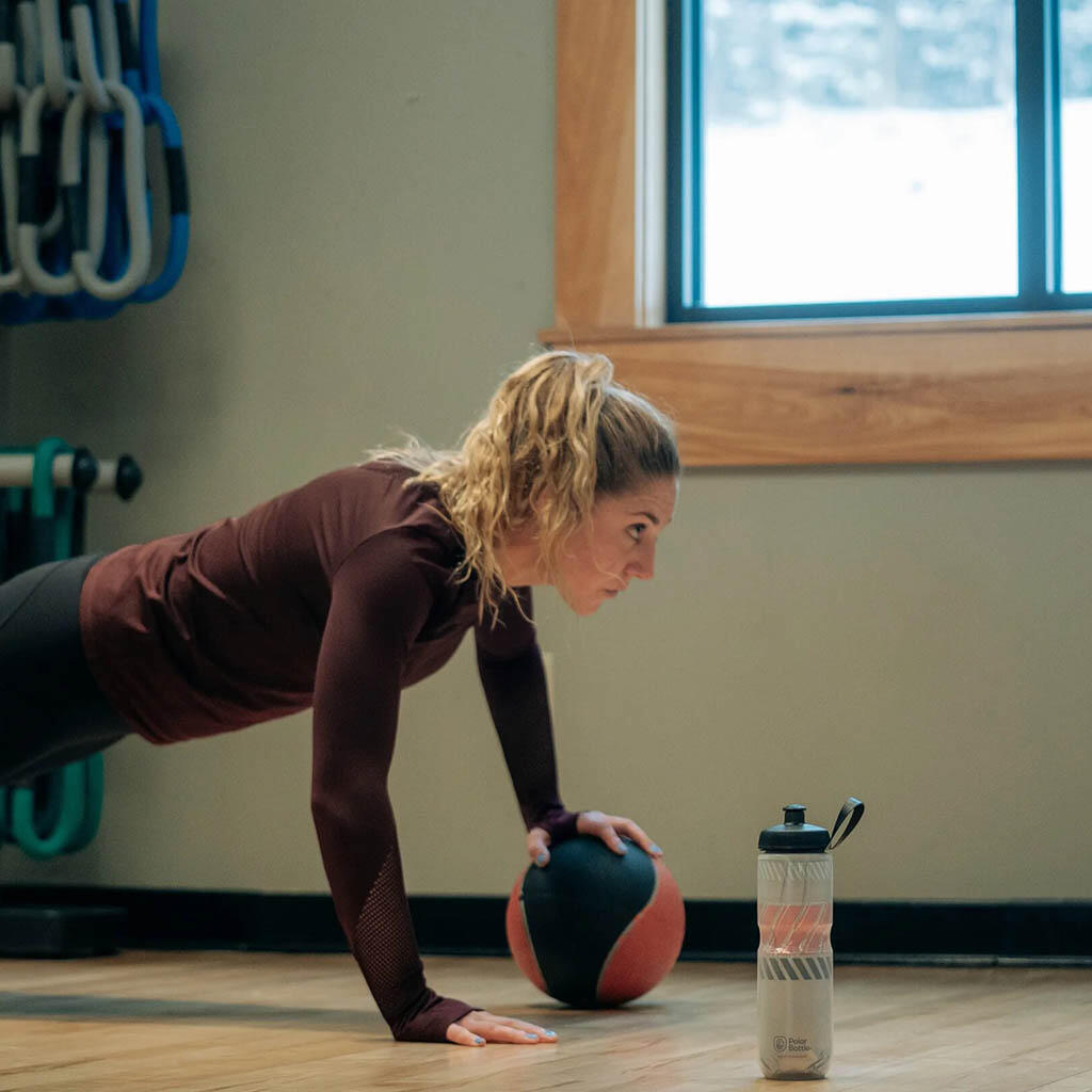 Polar Sport Insulated Nimbus Bottle-Moonlight Blue/Gold (710ml)