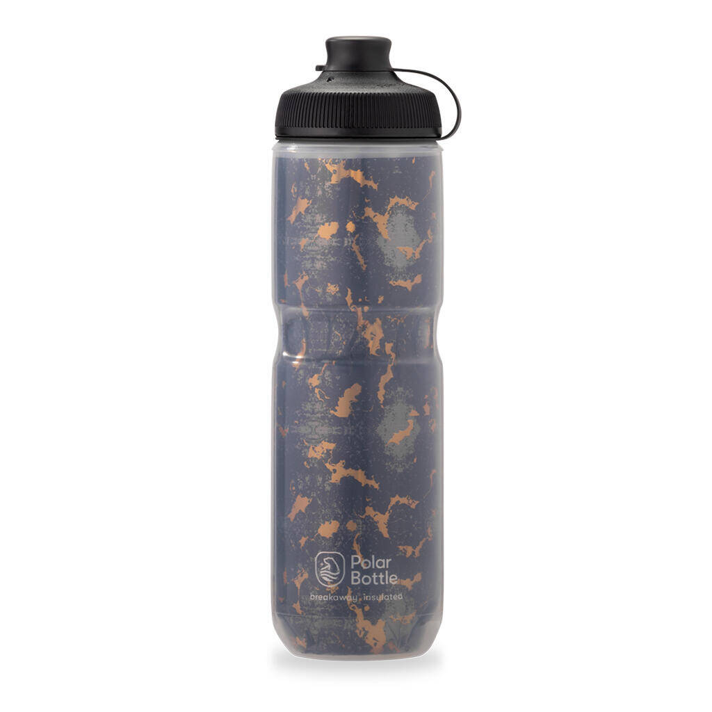 Polar Breakaway Muck Insulated Shatter Bottle-Charcoal/Copper (710ml)